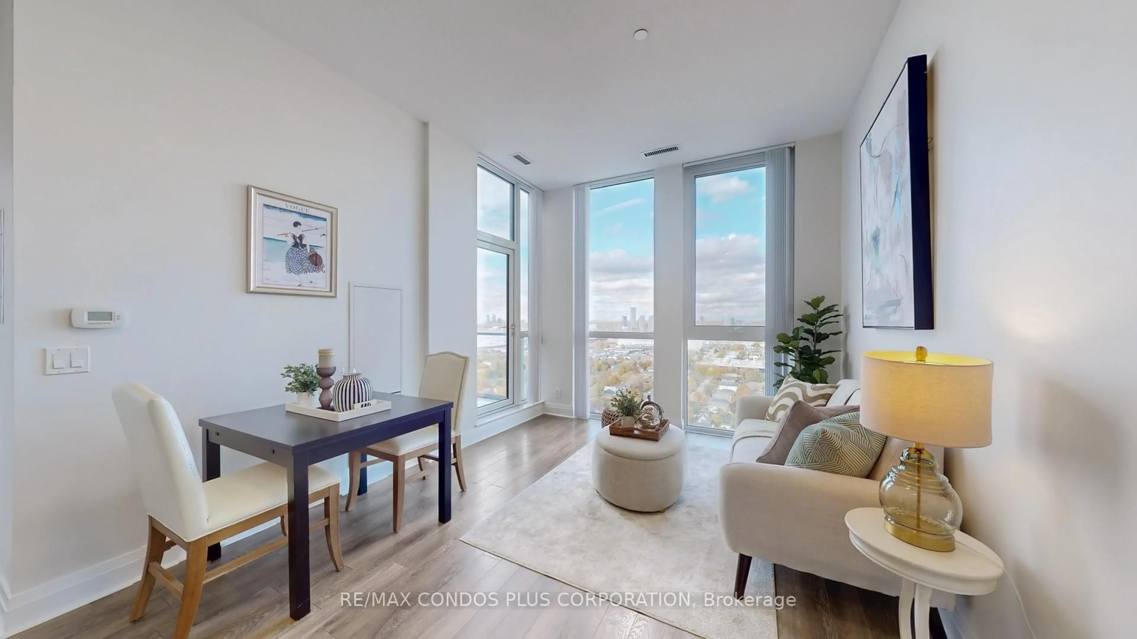 Living room with furniture, unknown for 17 Zorra St #2409, Toronto Ontario M8Z 0C8