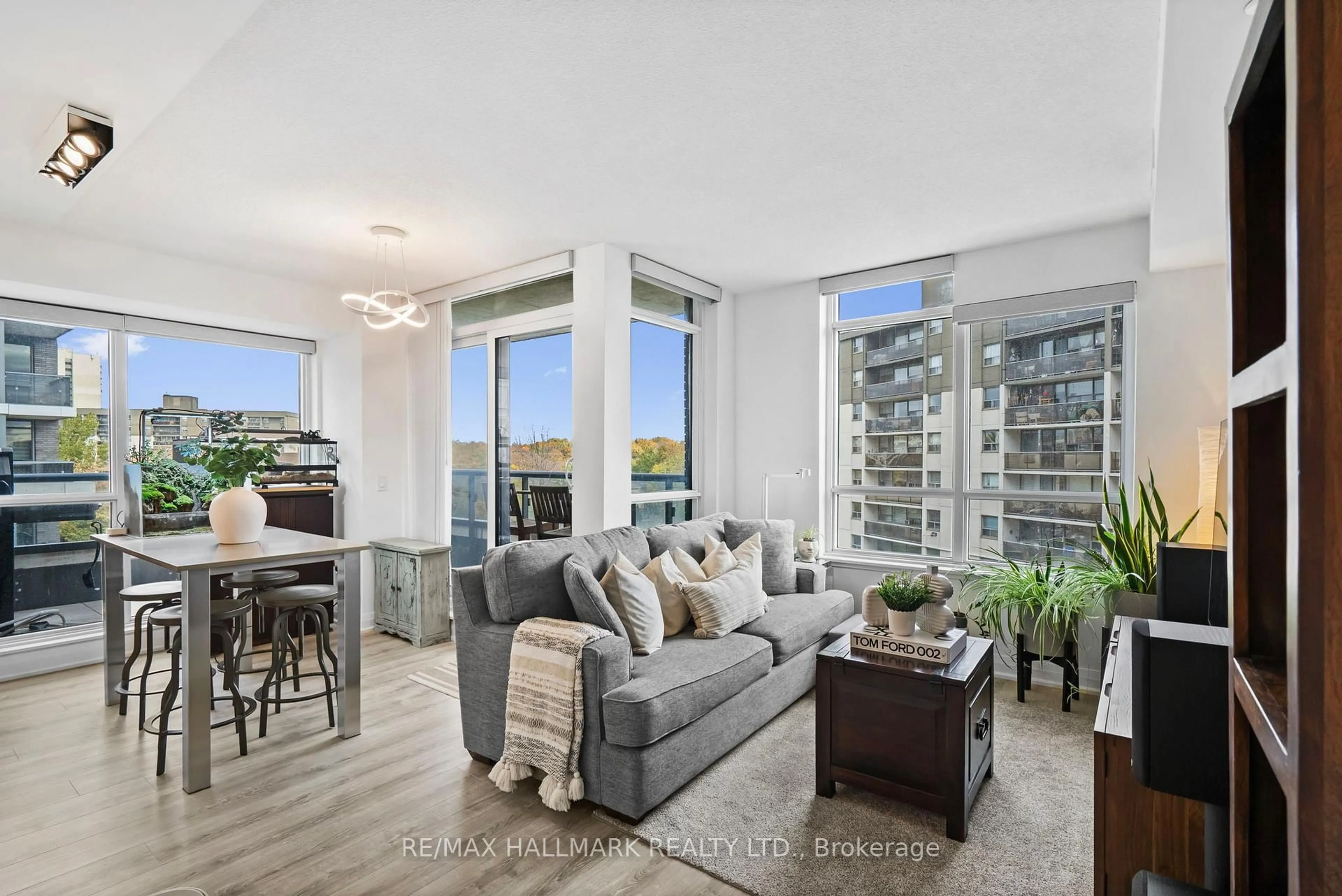 Living room with furniture, unknown for 10 Gibbs Rd #409, Toronto Ontario M9B 0E2