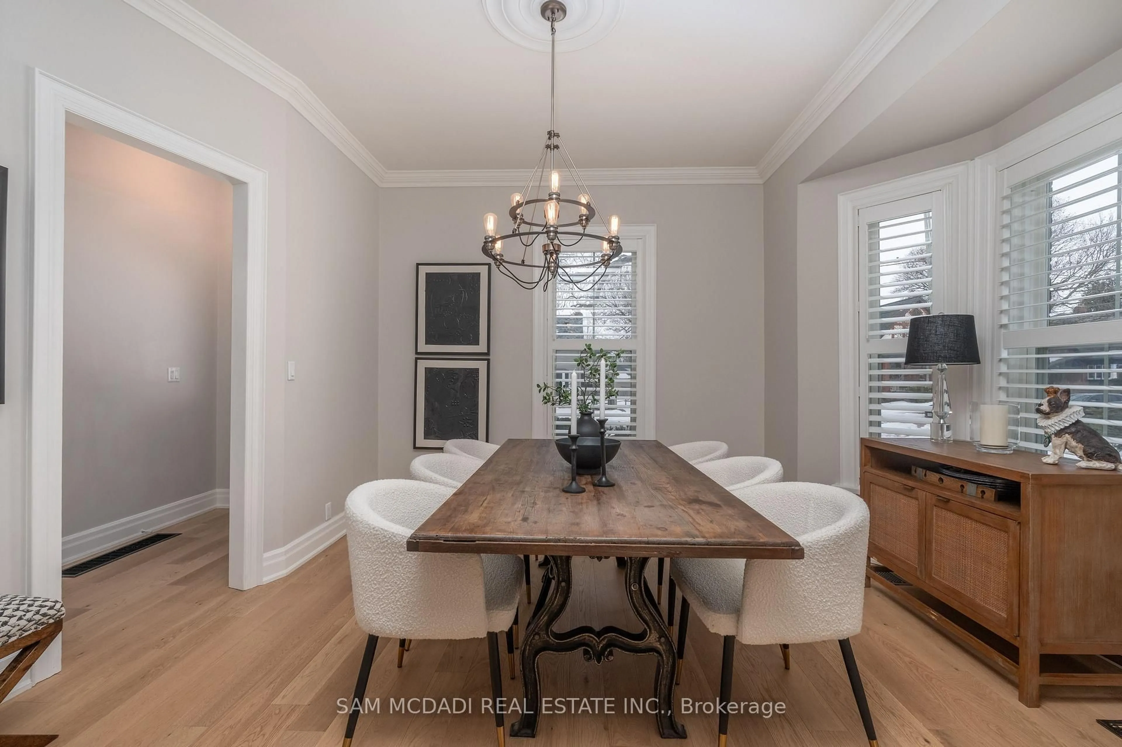 Dining room, wood/laminate floor for 25 Victoria St, Milton Ontario L9T 1S5