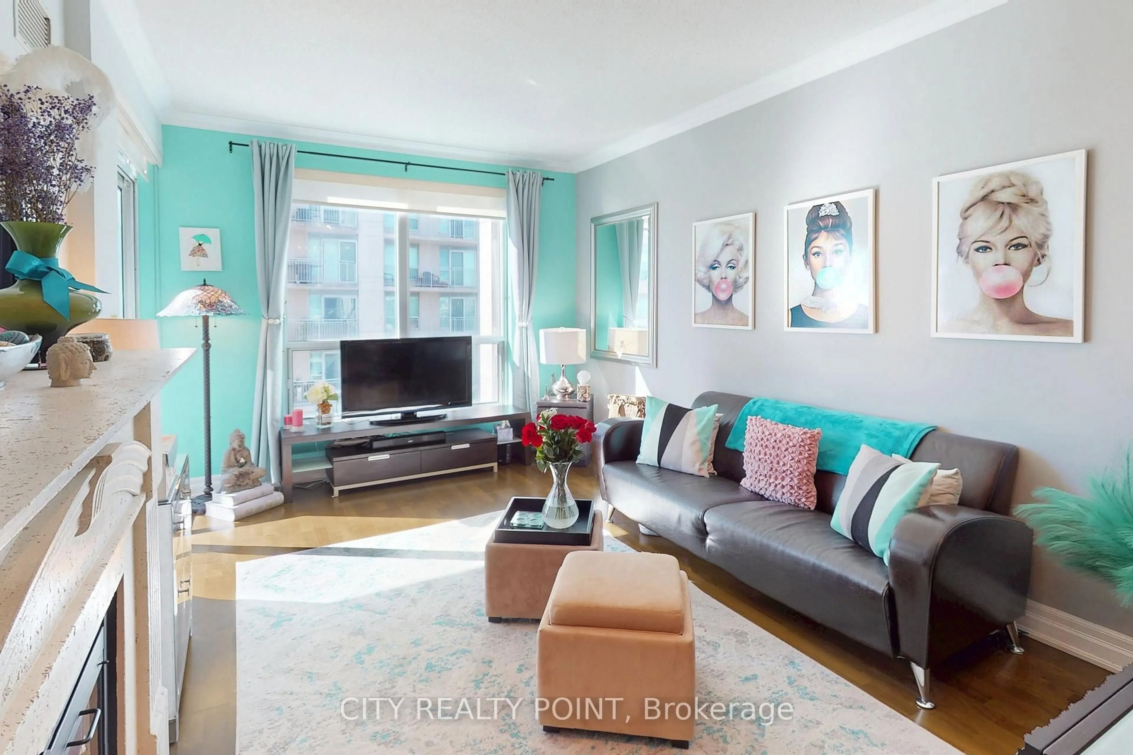 Living room with furniture, unknown for 2087 Lake Shore Blvd #1006, Toronto Ontario M8V 4G3