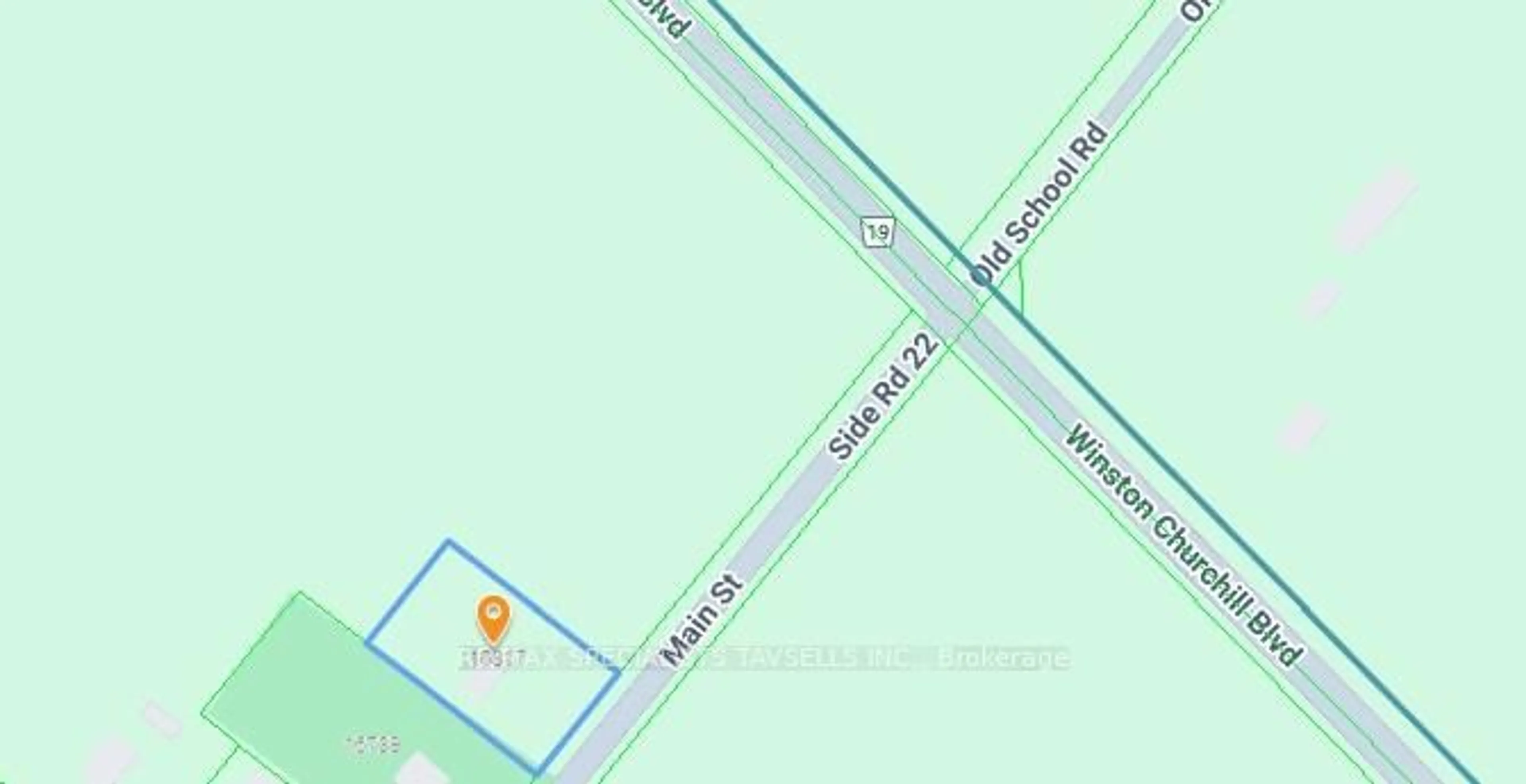 Picture of a map for 16817 22 SIDE Rd, Halton Hills Ontario L7G 4S8