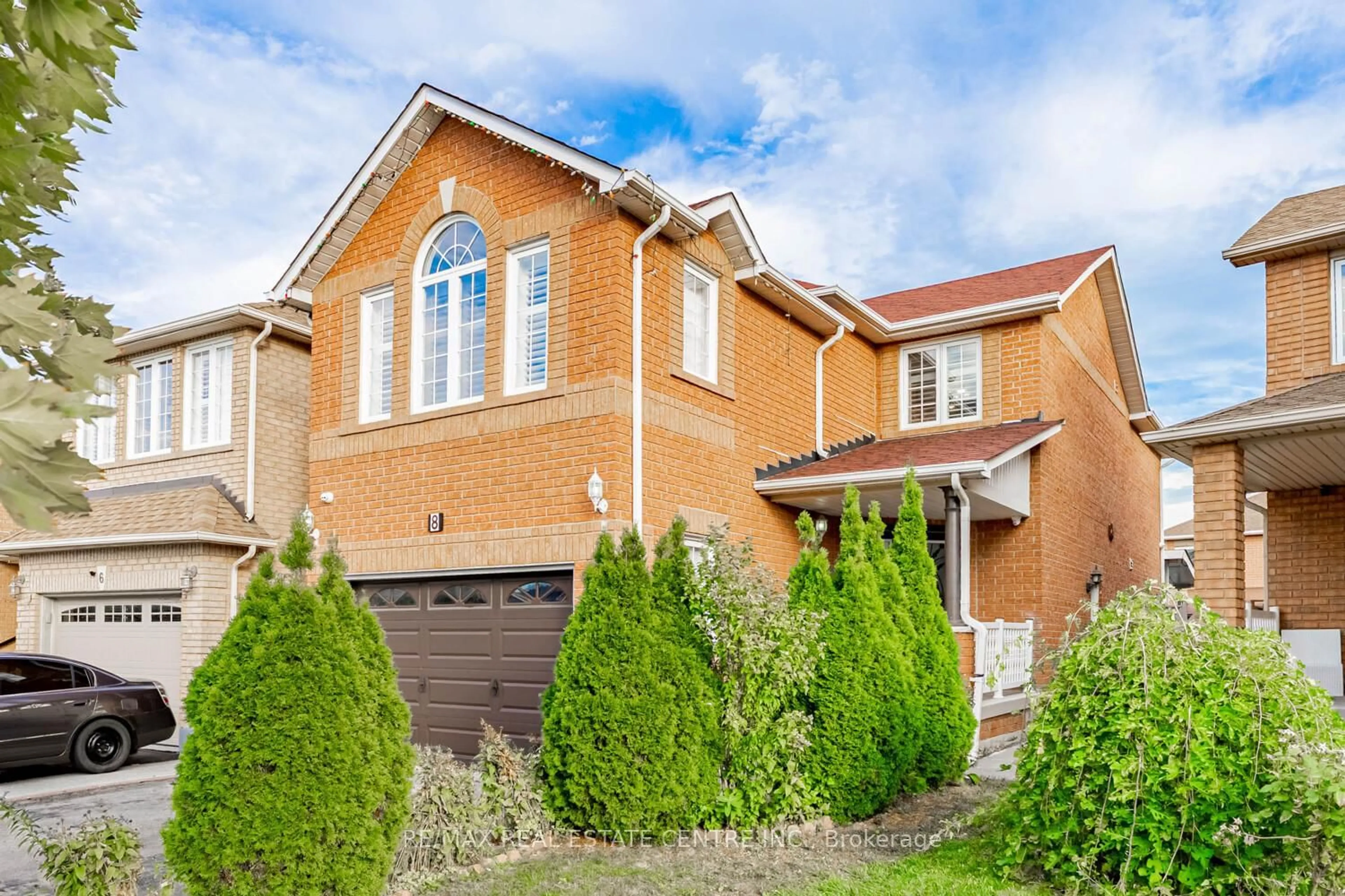 Home with brick exterior material, street for 8 Mannel Cres, Brampton Ontario L6Y 5E1