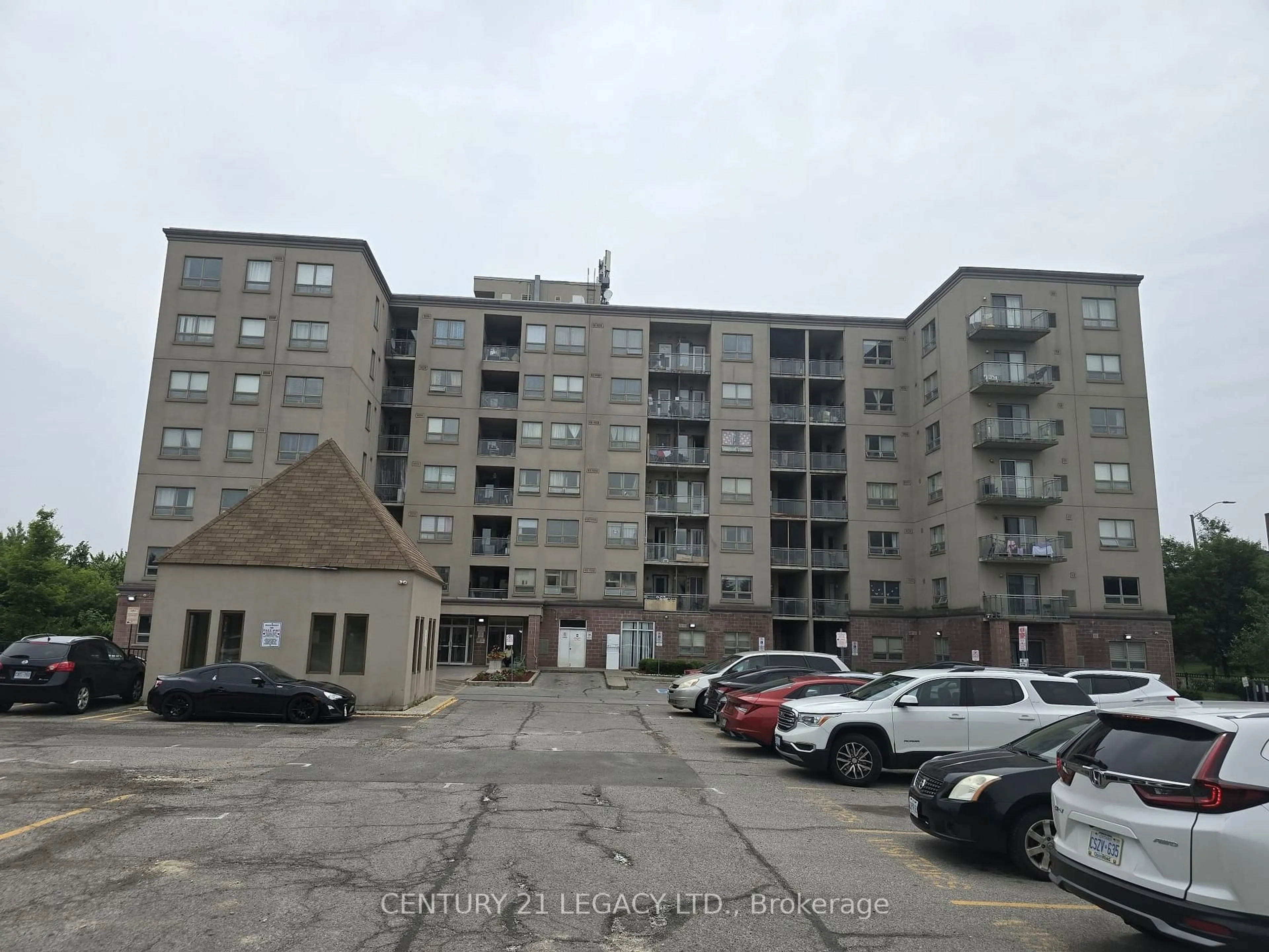 A pic from outside/outdoor area/front of a property/back of a property/a pic from drone, unknown for 7405 Goreway Dr #306, Mississauga Ontario L4T 0A3
