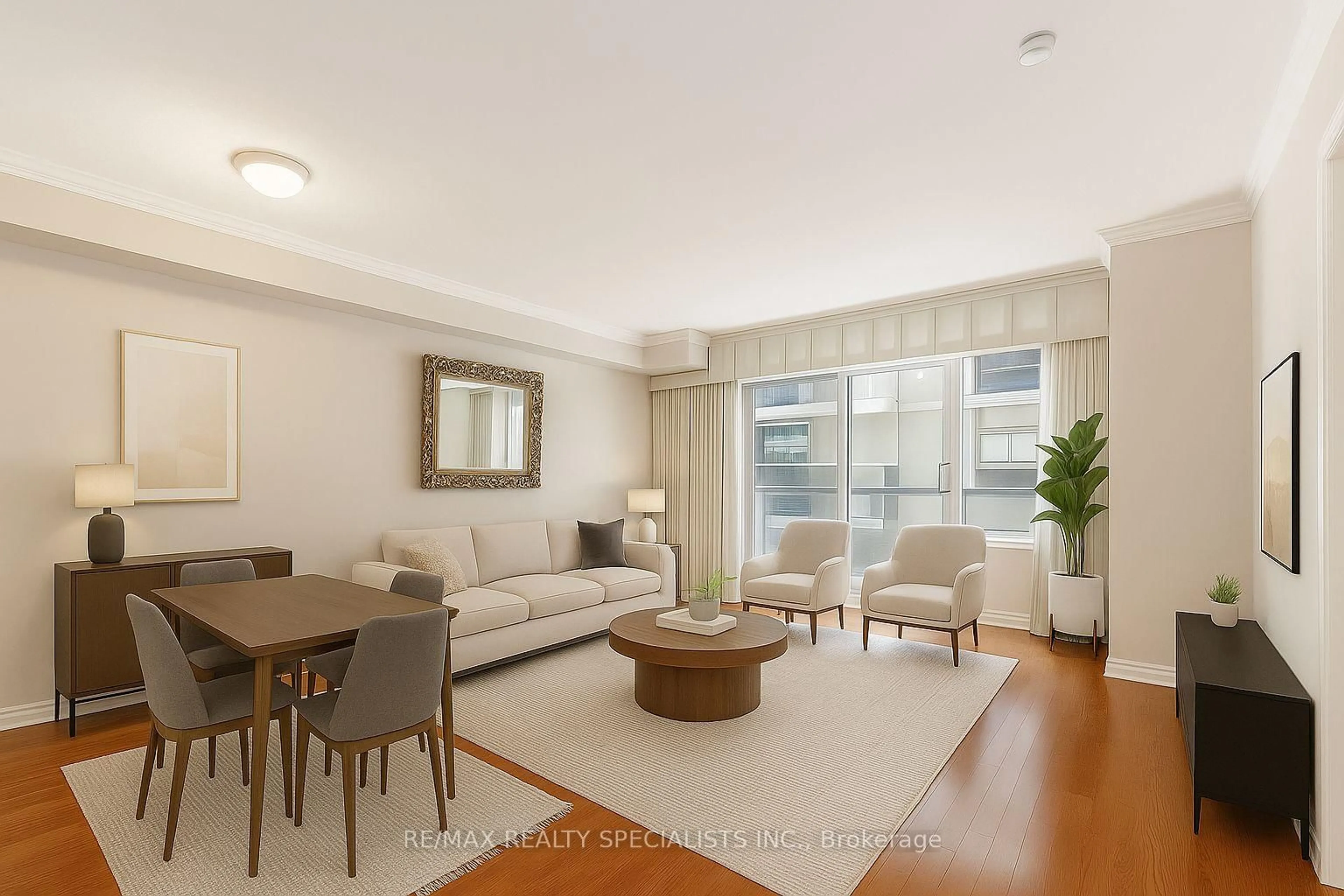 Living room with furniture, unknown for 350 Princess Royal Dr #604, Mississauga Ontario L5B 4N1