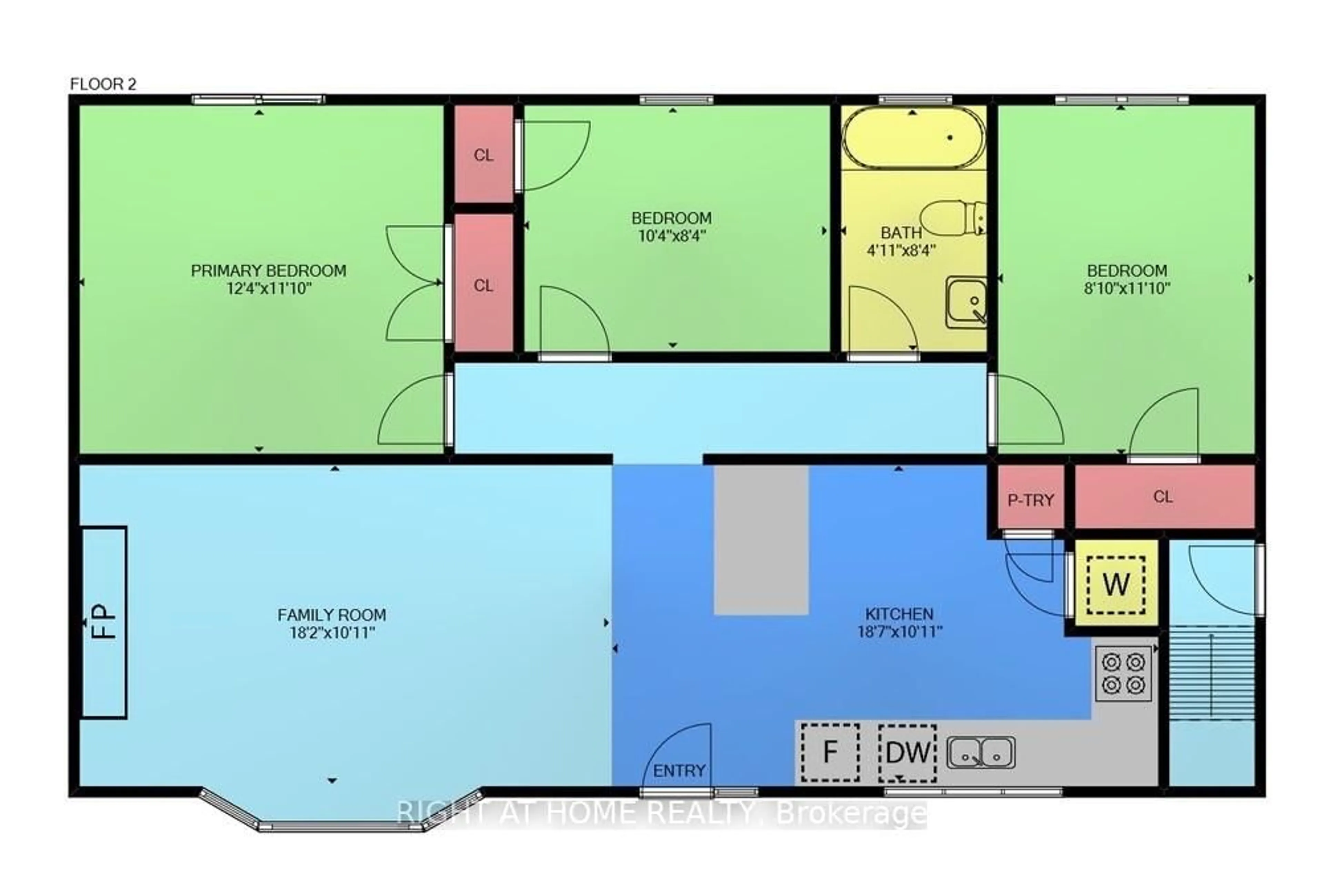 Floor plan for 2298 Fassel Ave, Burlington Ontario L7R 3P3