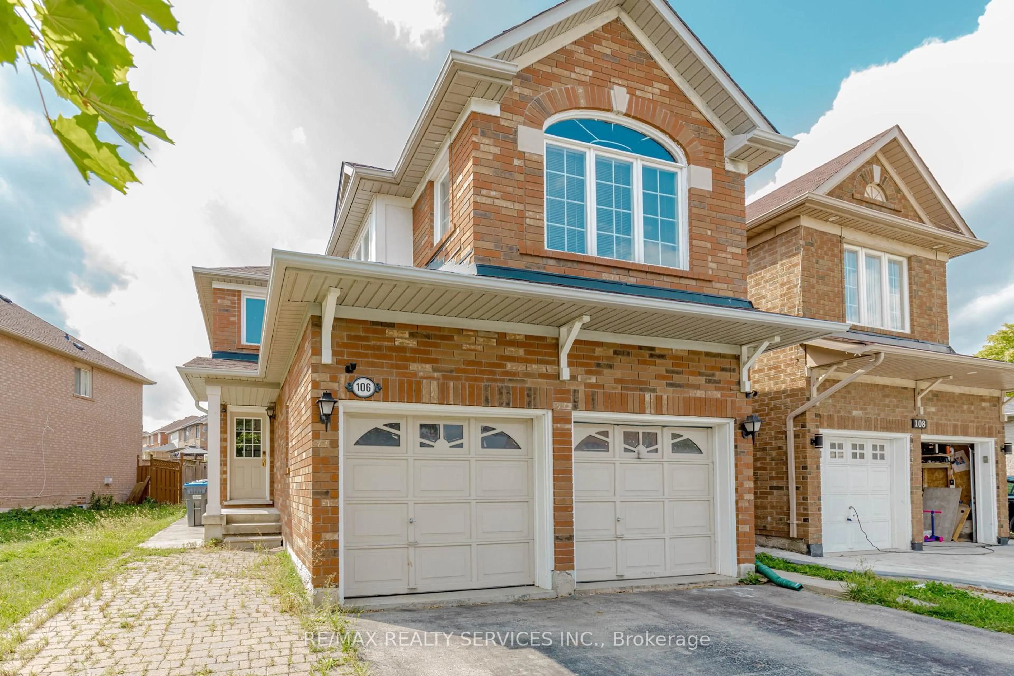 Home with brick exterior material, street for 106 Narrow Valley Cres, Brampton Ontario L6R 2M6