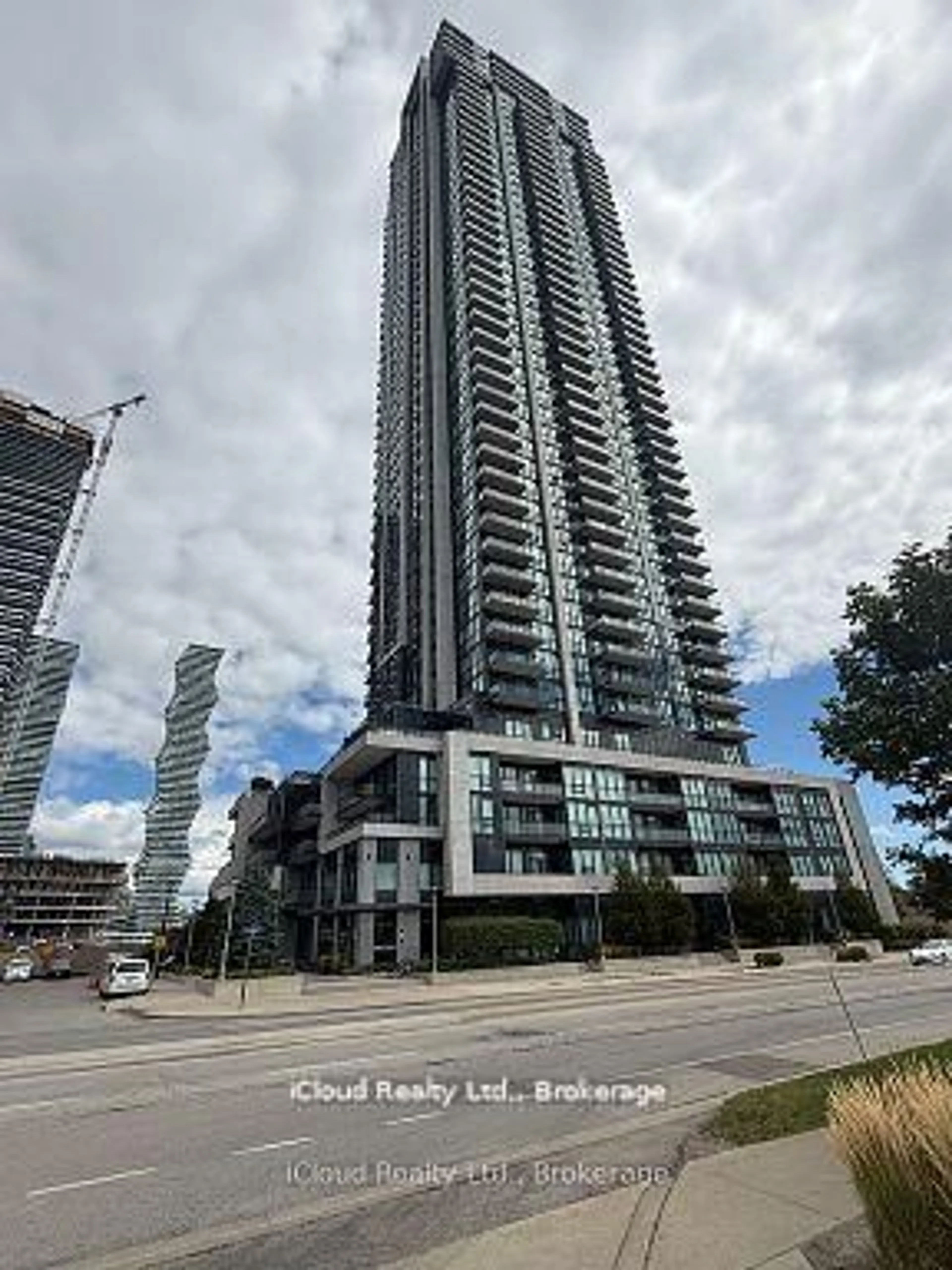 A pic from outside/outdoor area/front of a property/back of a property/a pic from drone, city buildings view from balcony for 3975 Grand Park Dr #2110, Mississauga Ontario L5B 0K4