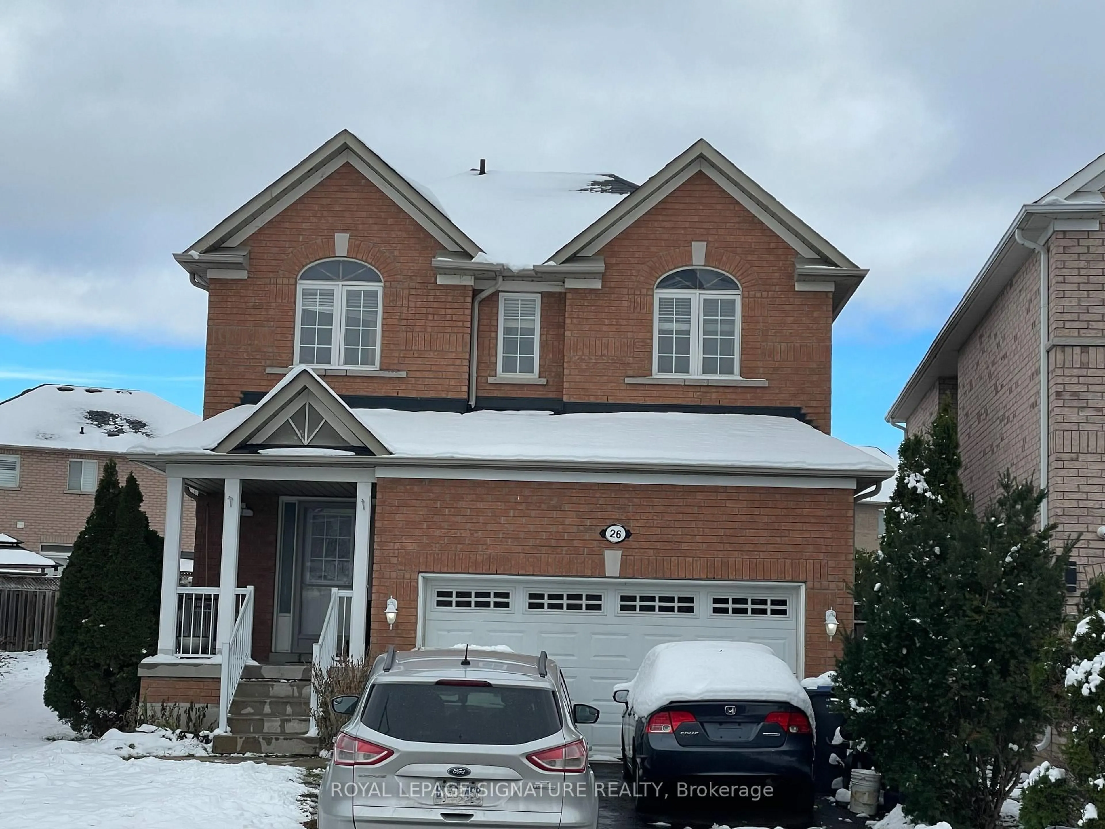 Home with brick exterior material, street for 26 Mario St, Brampton Ontario L6P 1N1