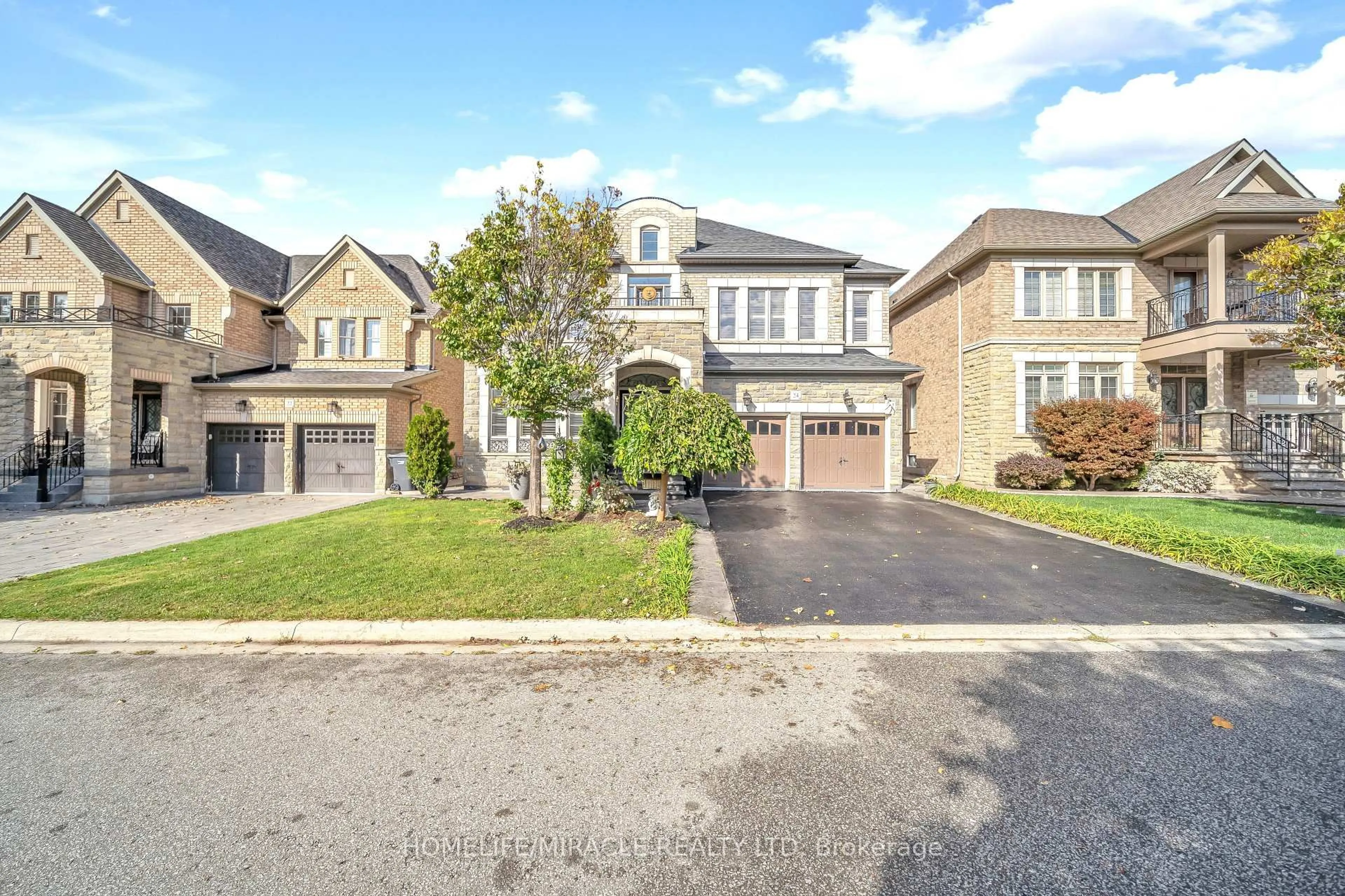 Home with brick exterior material, street for 24 Haywood Dr, Brampton Ontario L6X 0W1
