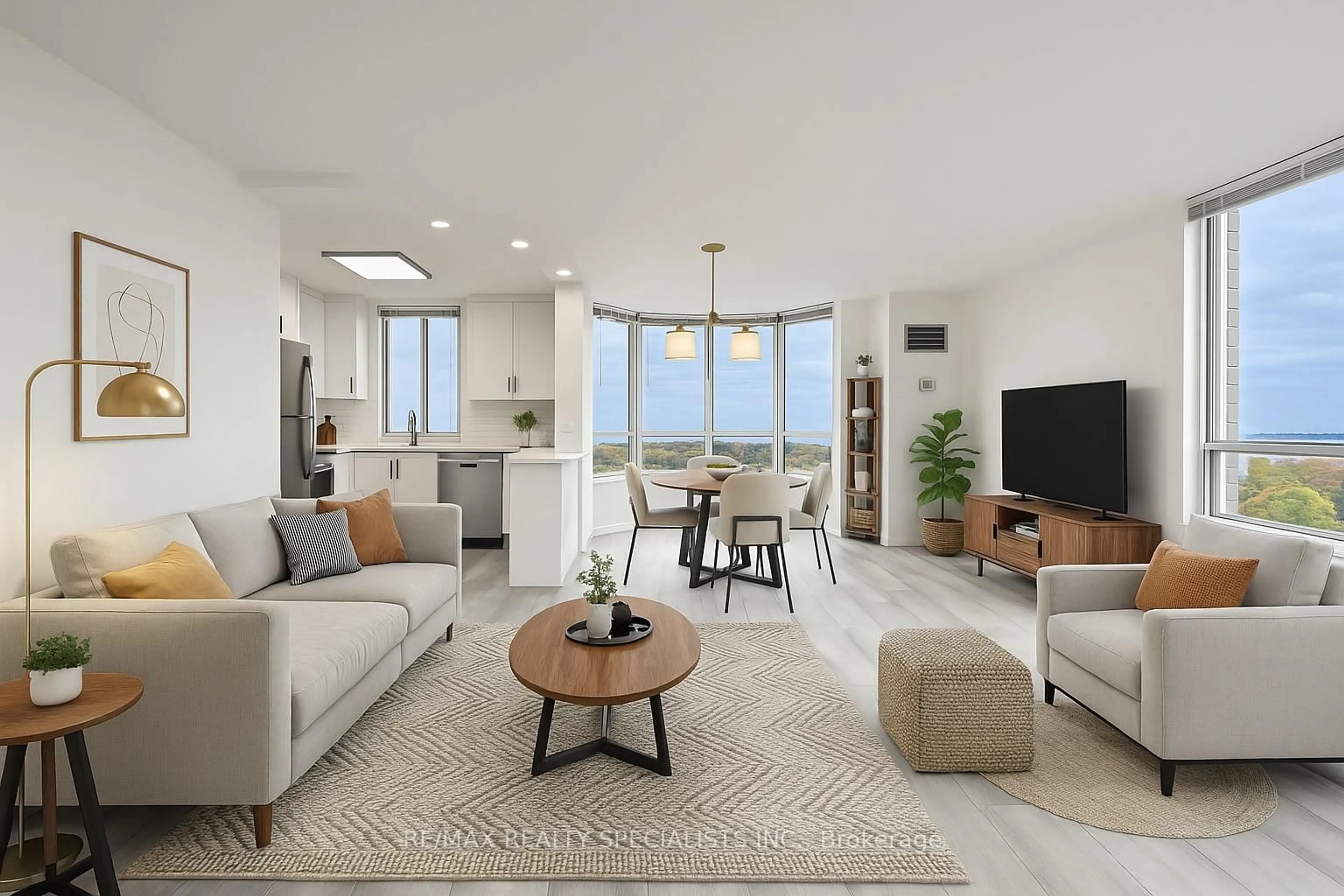 Living room with furniture, unknown for 1001 Cedarglen Gate #619, Mississauga Ontario L5C 4R2