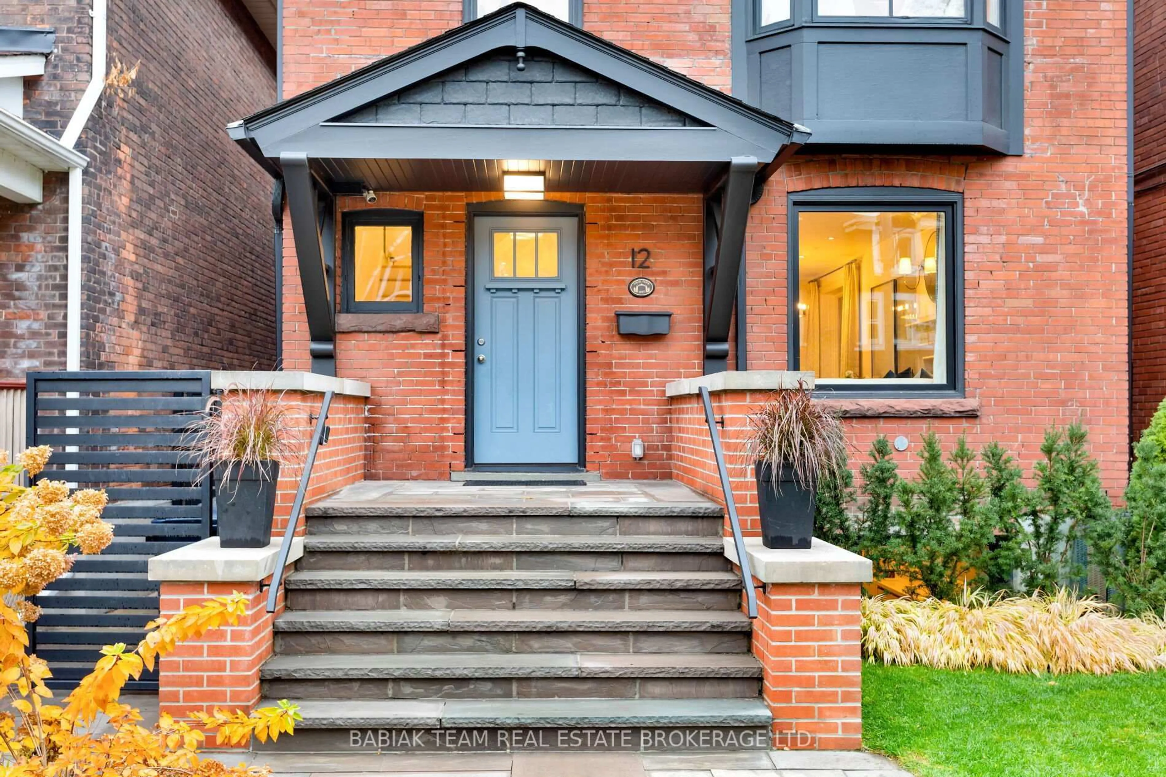 Home with brick exterior material, street for 12 Hewitt Ave, Toronto Ontario M6R 1Y3
