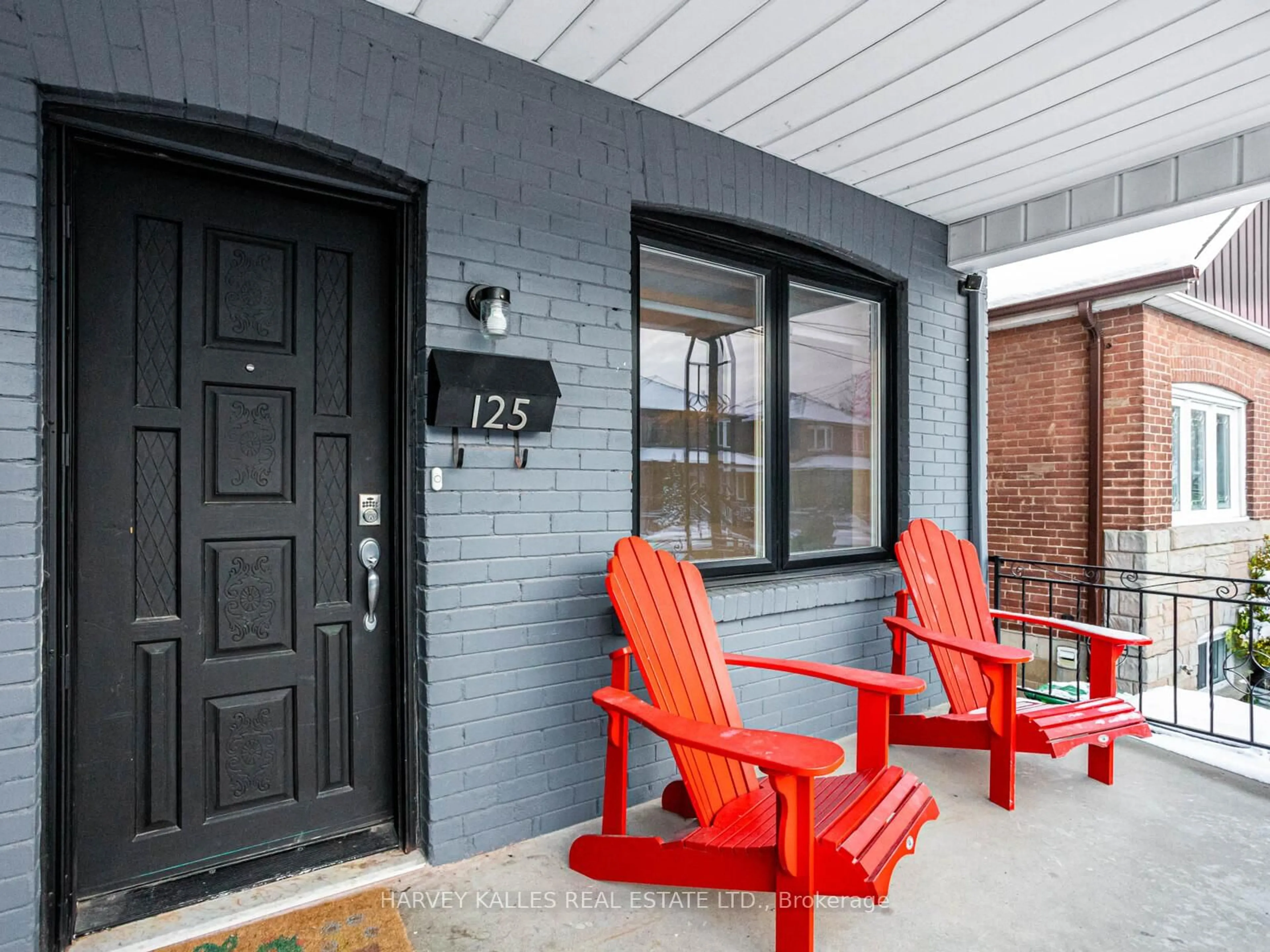 Home with brick exterior material, street for 125 Kane Ave, Toronto Ontario M6M 3N1