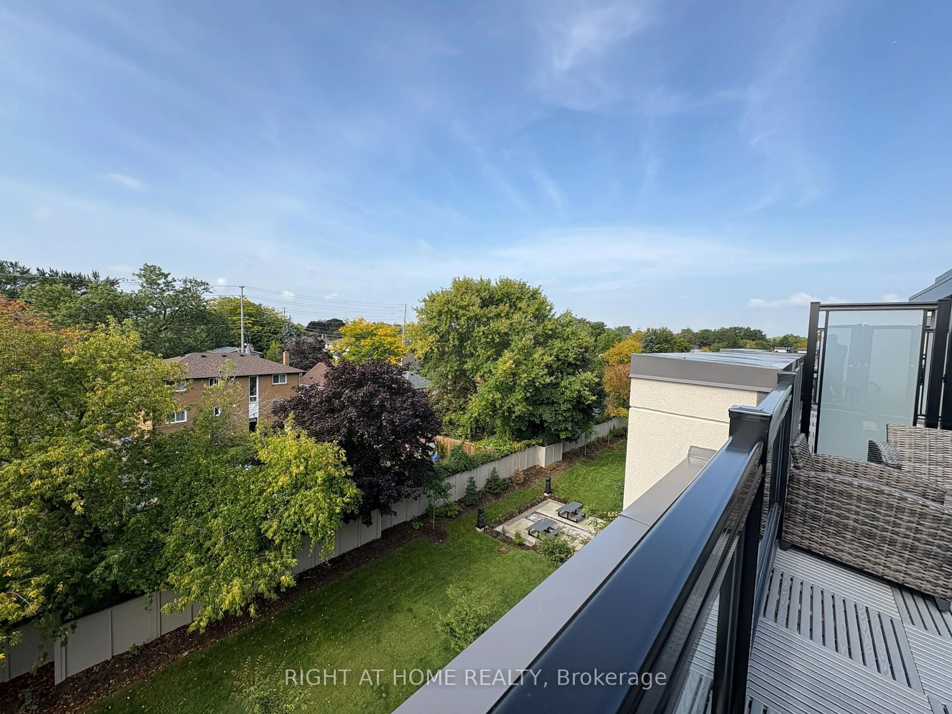 A pic from outside/outdoor area/front of a property/back of a property/a pic from drone, city buildings view from balcony for 1085 Douglas McCurdy Common #211, Mississauga Ontario L5G 0C6