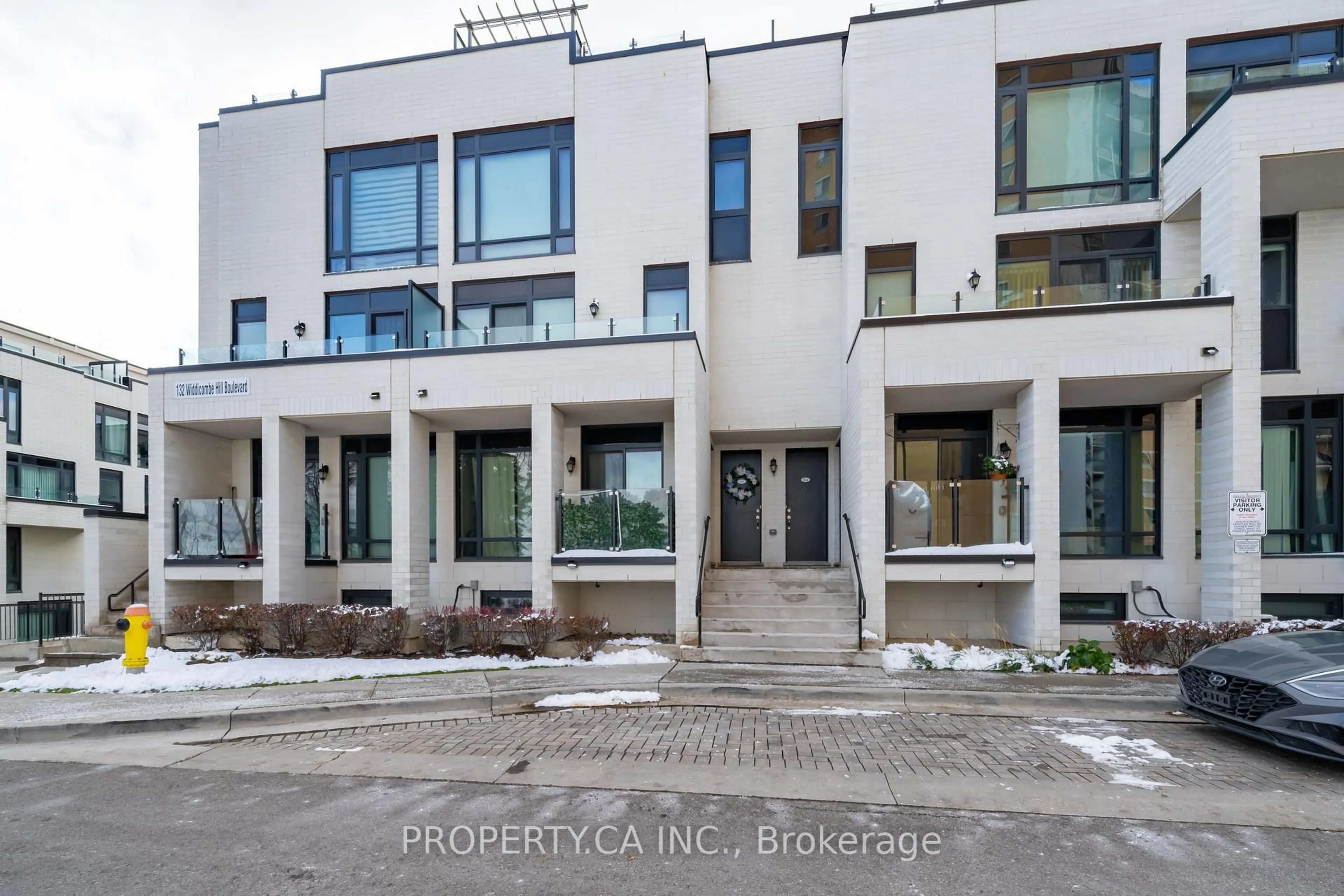 Home with brick exterior material, street for 132 Widdicombe Hill Blvd #306, Toronto Ontario M9R 0A6