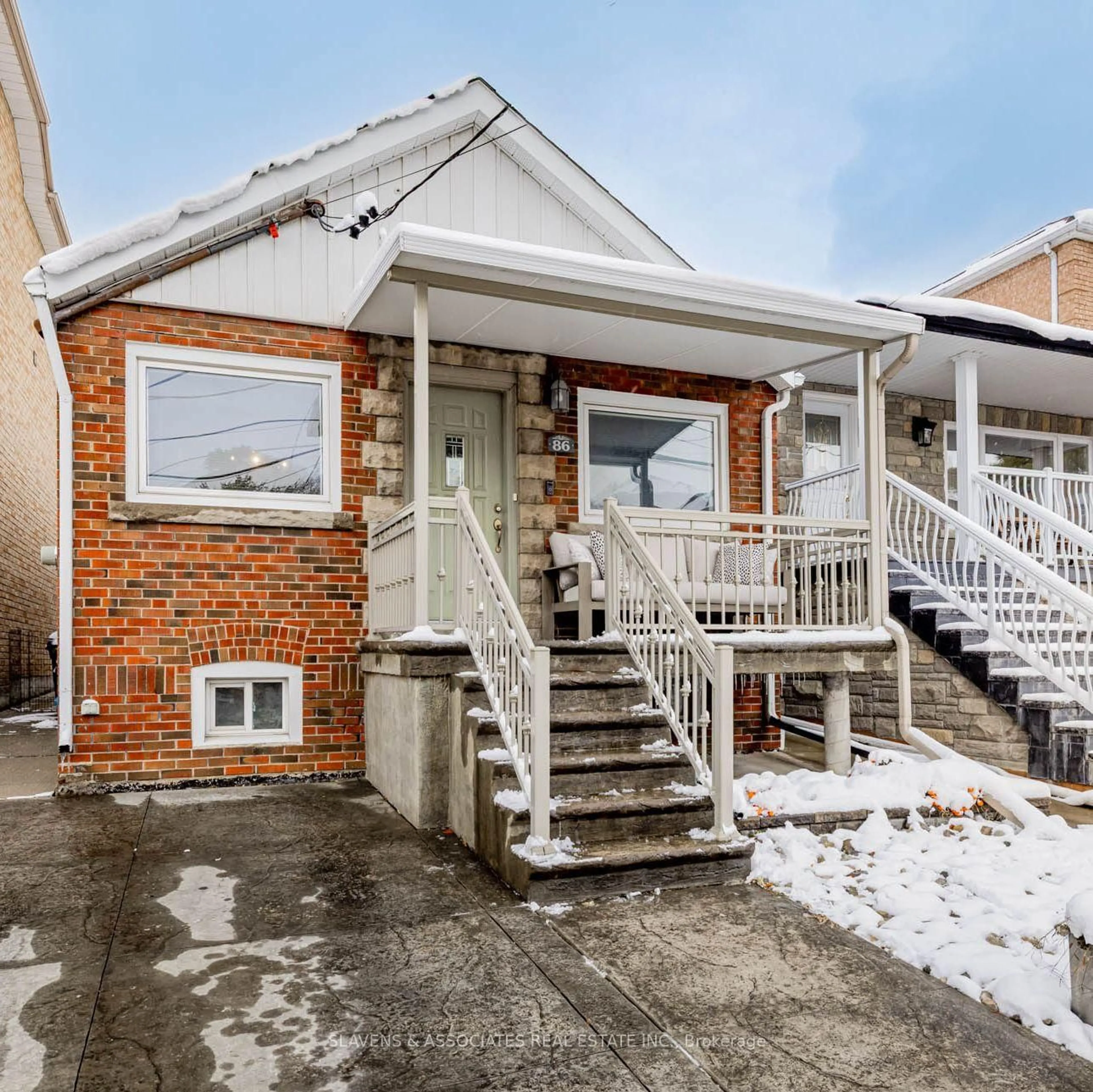 Home with brick exterior material, street for 86 Holmesdale Rd, Toronto Ontario M6E 1Y1