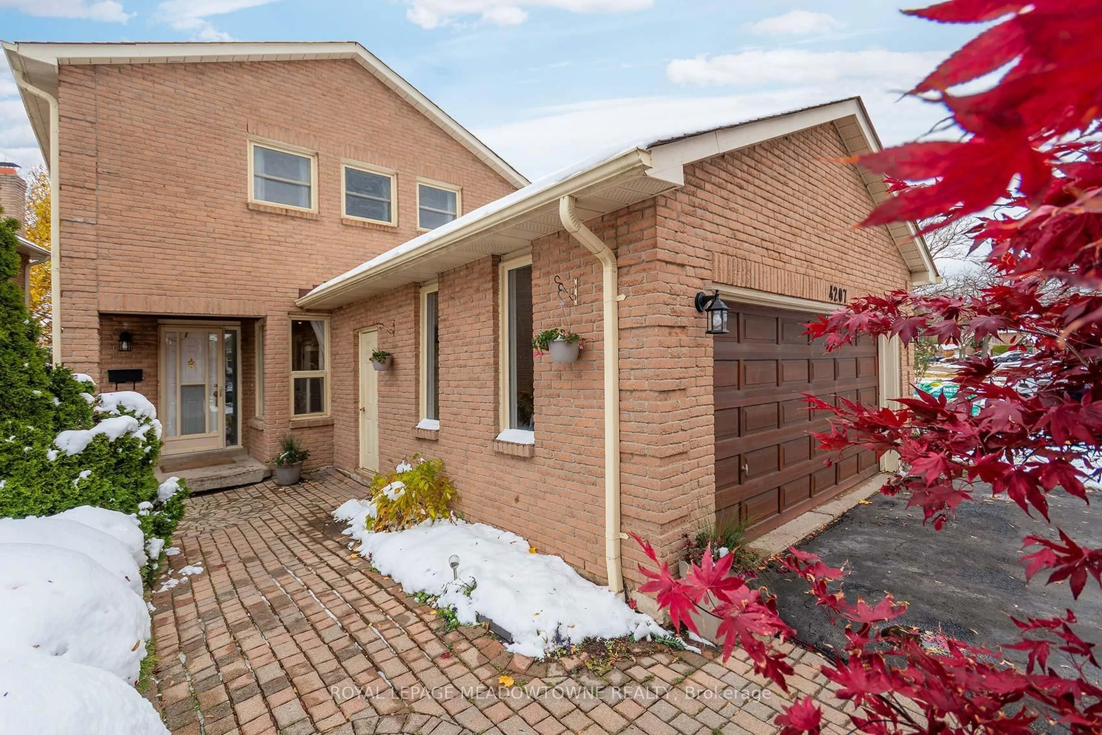 Home with brick exterior material, street for 4207 Trapper Cres, Mississauga Ontario L5L 3A7