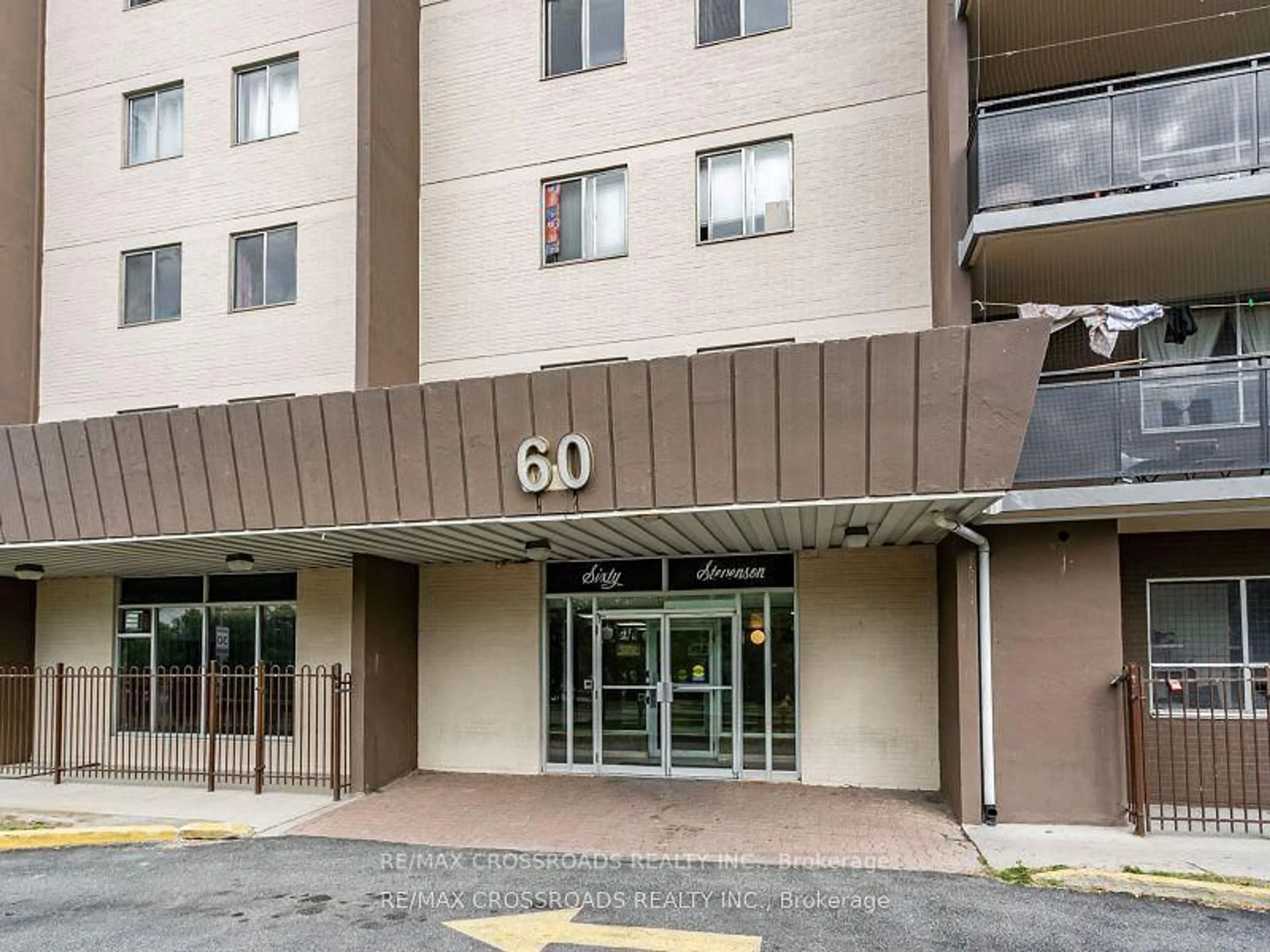 Indoor foyer for 60 Stevenson Rd #206, Toronto Ontario M9V 2B4