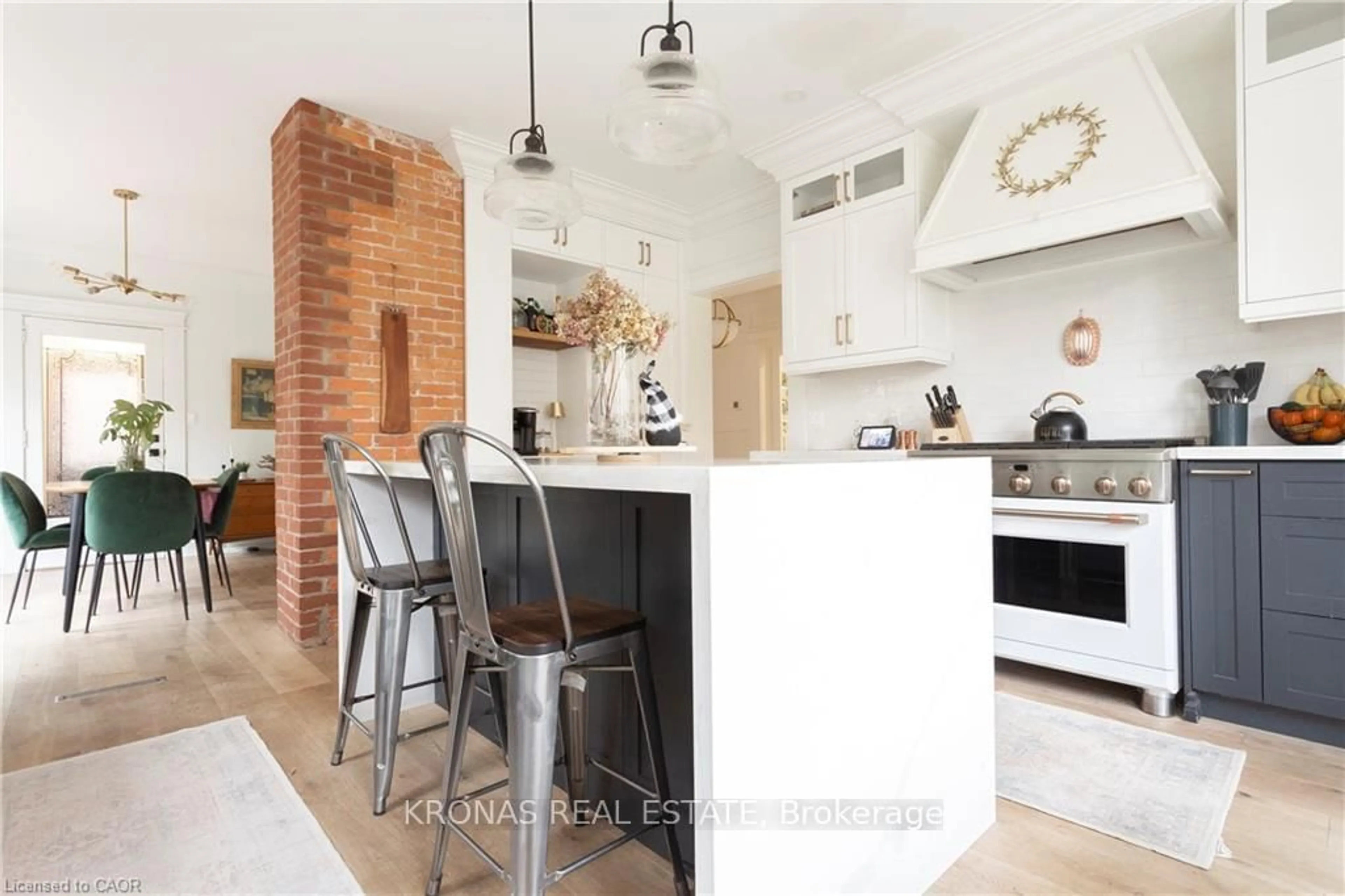 Contemporary kitchen, ceramic/tile floor for 1406 Ontario St, Burlington Ontario L7S 1G4