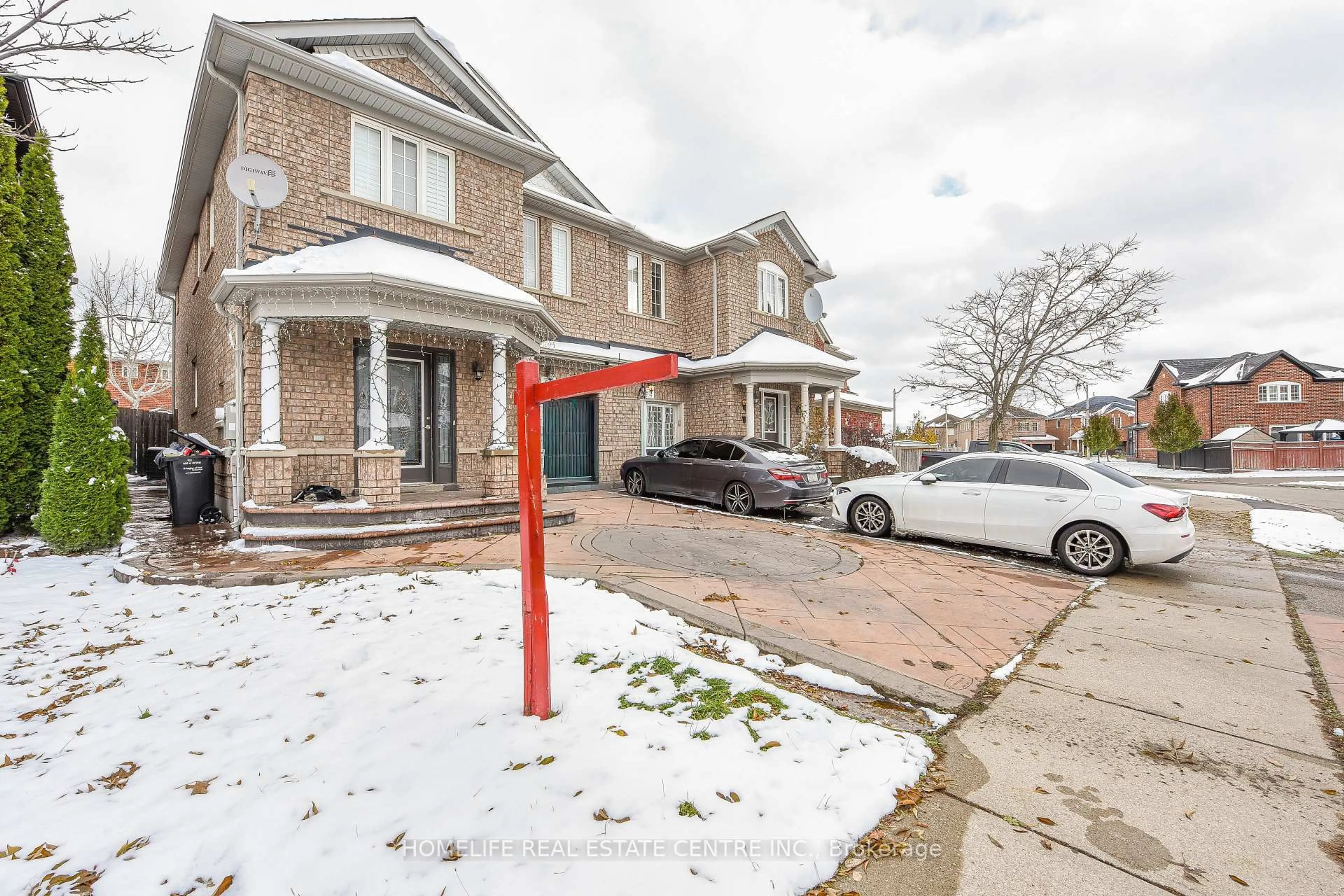 Home with brick exterior material, street for 60 Ferncastle Cres, Brampton Ontario L7A 3P3