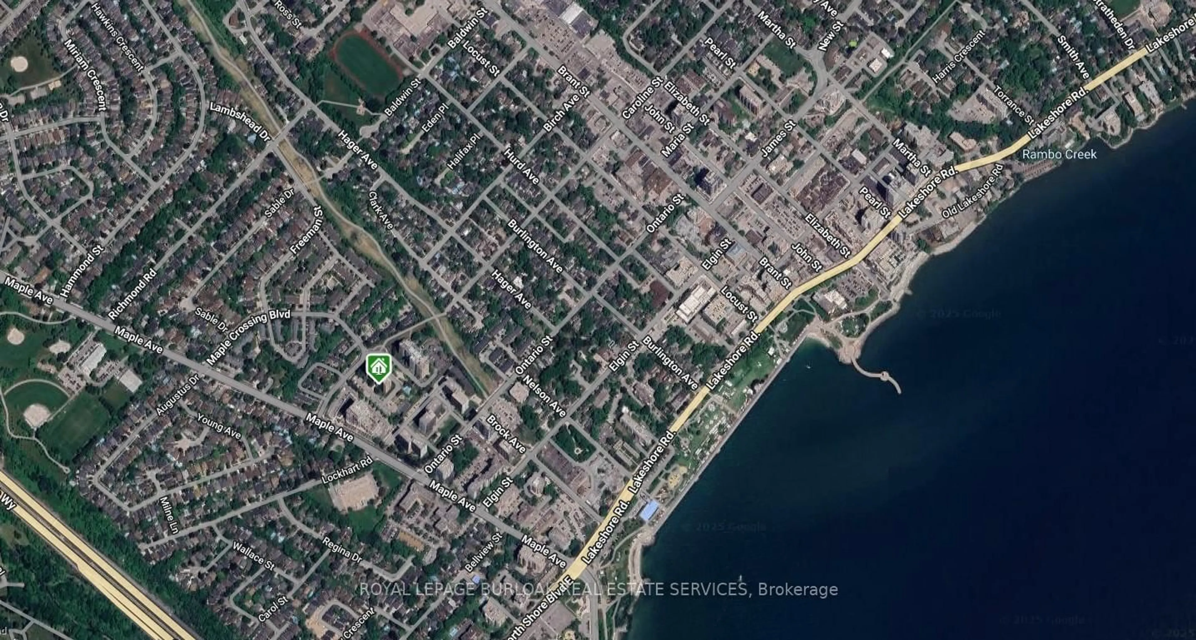 Picture of a map for 1270 Maple Crossing Blvd #PH2, Burlington Ontario L7S 2J3