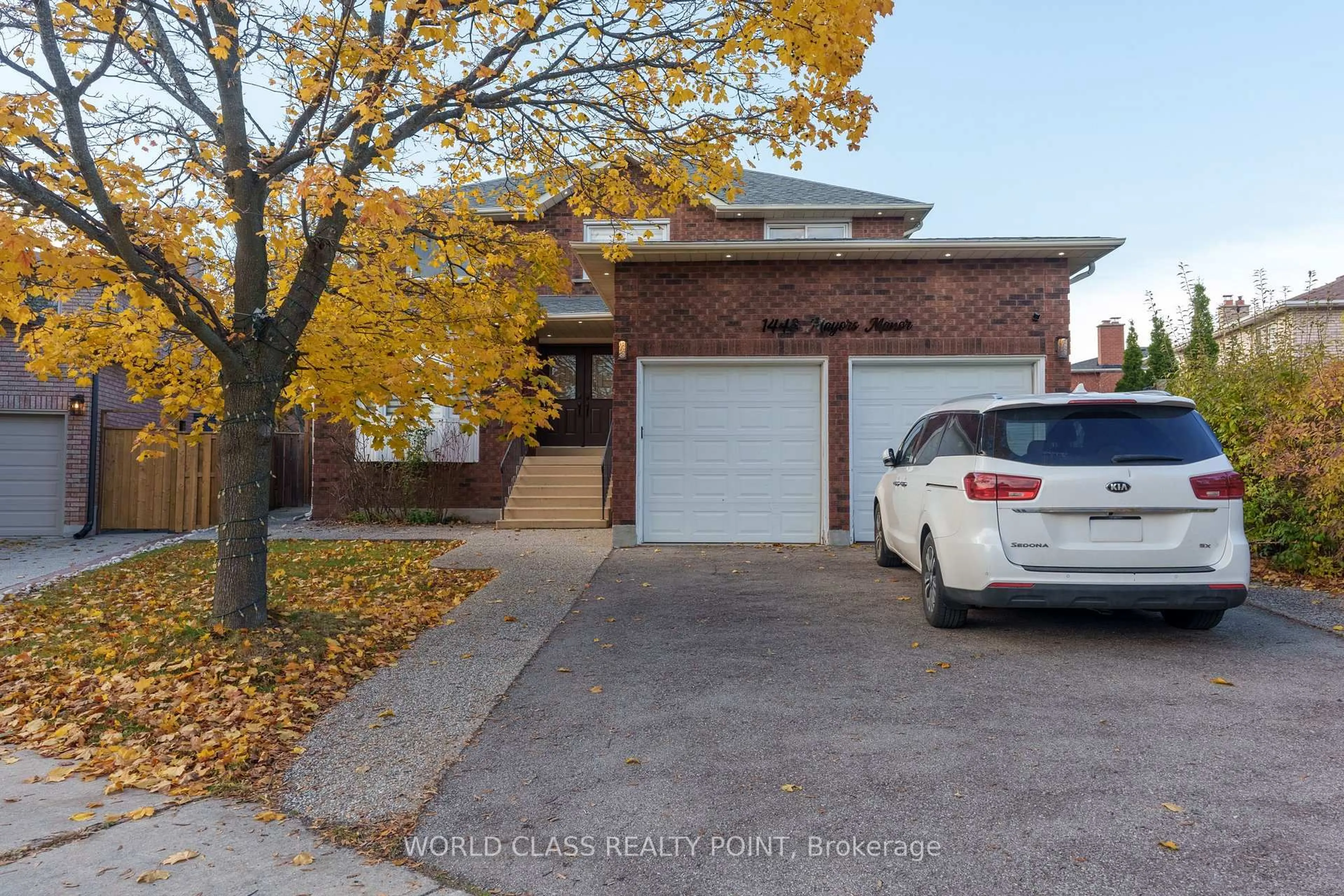 Home with brick exterior material, street for 1448 Mayors Manr, Oakville Ontario L6M 3B1