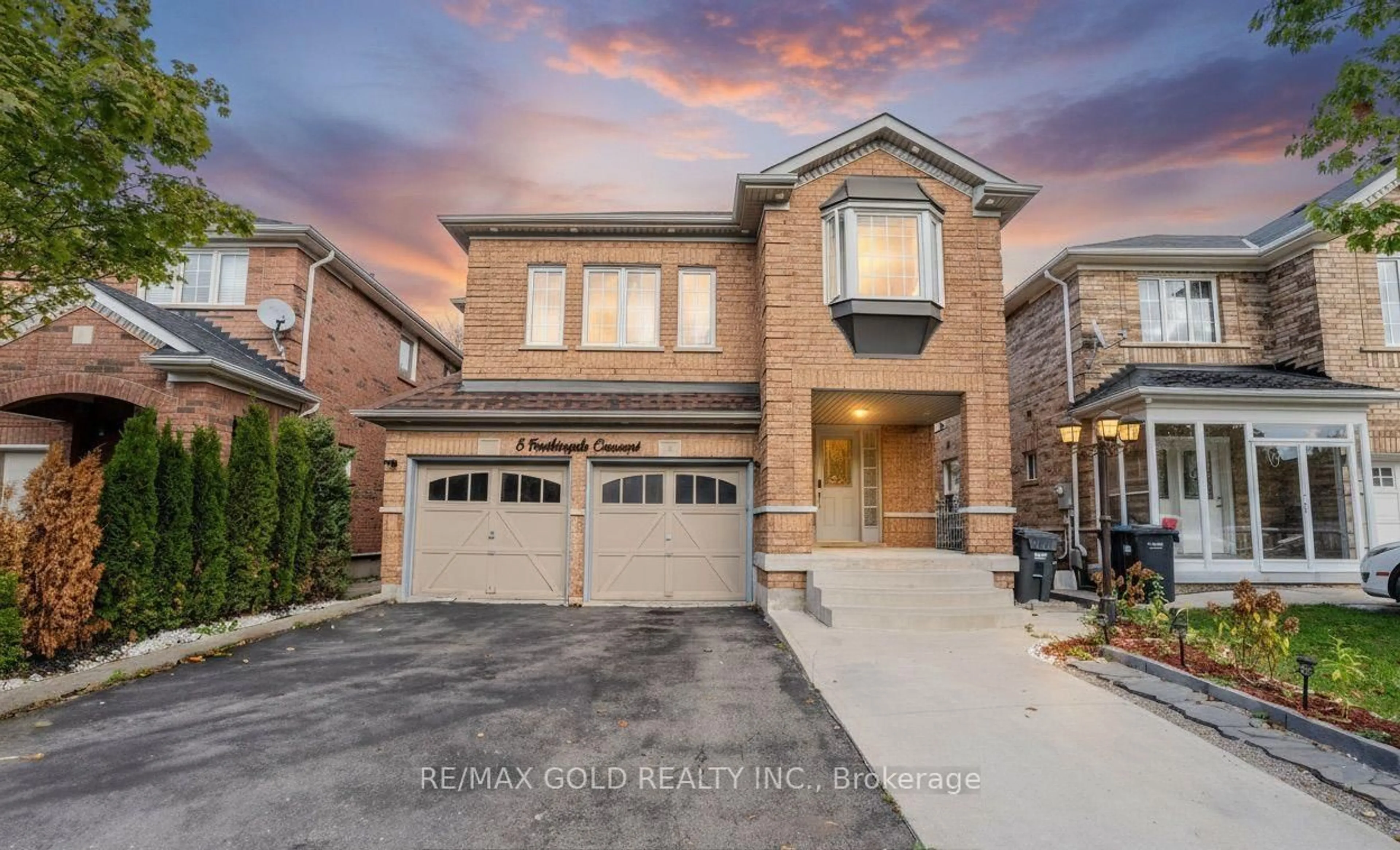 Home with brick exterior material, street for 5 Farthingale Cres, Brampton Ontario L7A 1R3