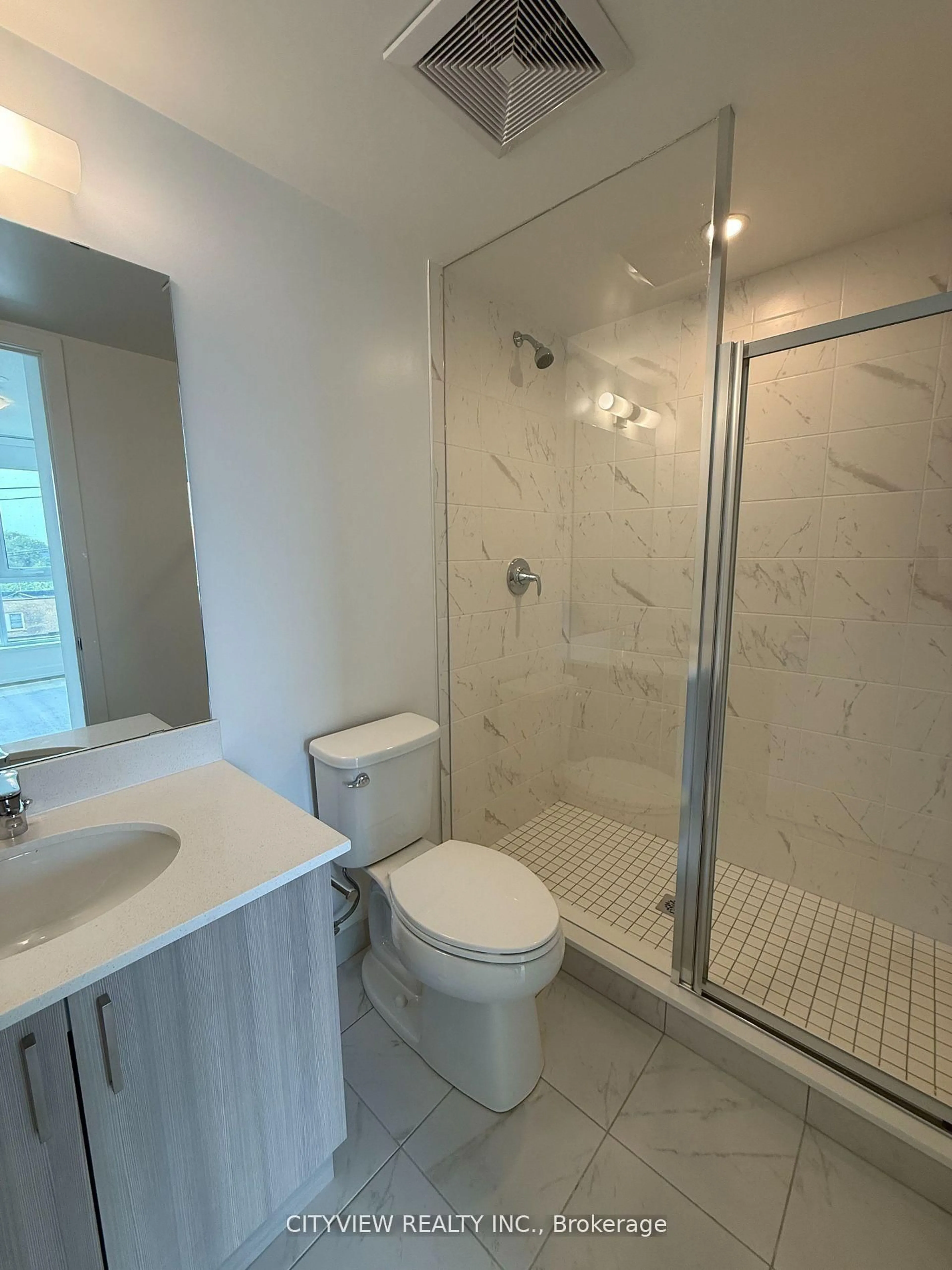 Standard bathroom, ceramic/tile floor for 556 Marlee Ave #413, Toronto Ontario M6B 0B1