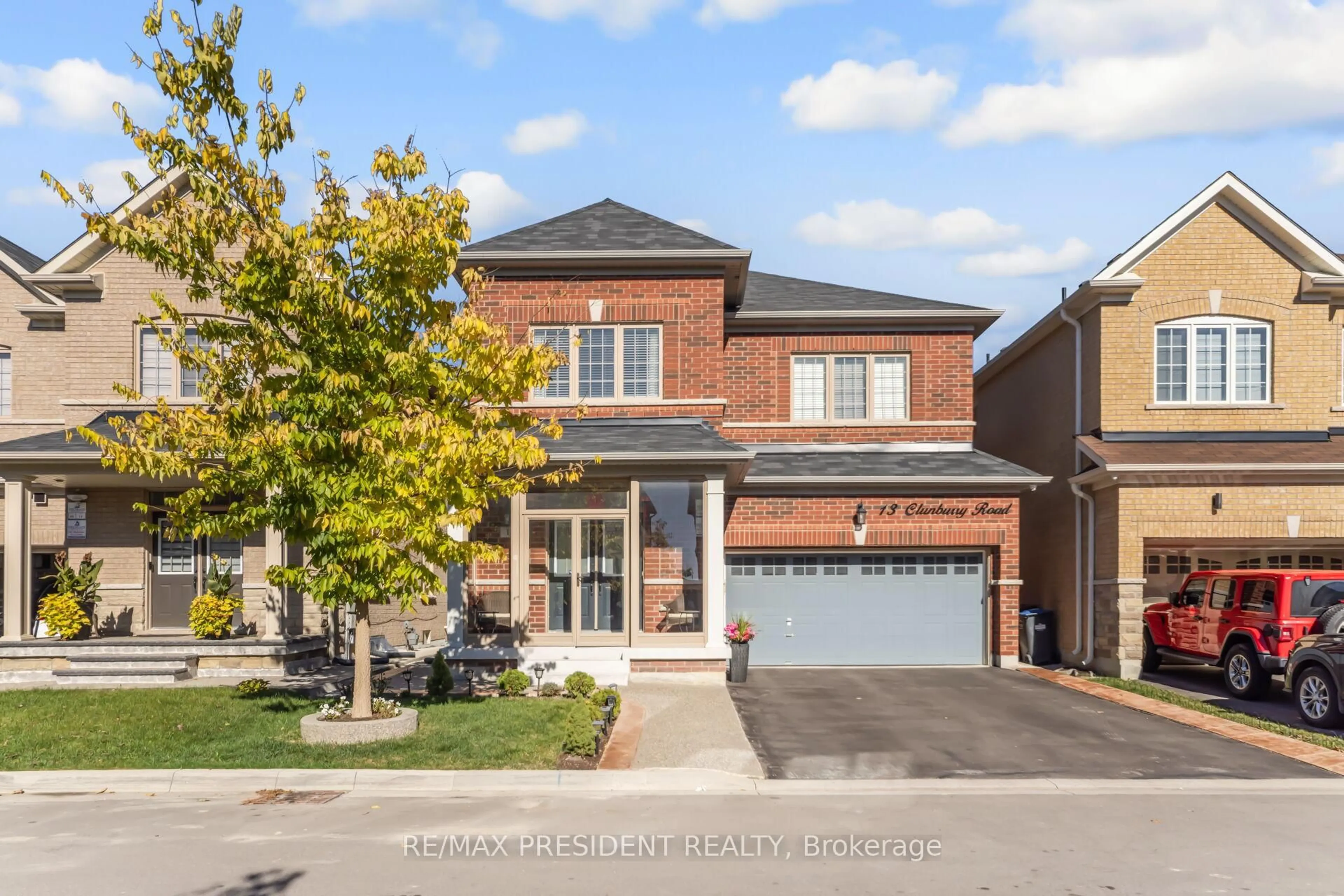 Home with brick exterior material, street for 13 Clunburry Rd, Brampton Ontario L7A 5B4