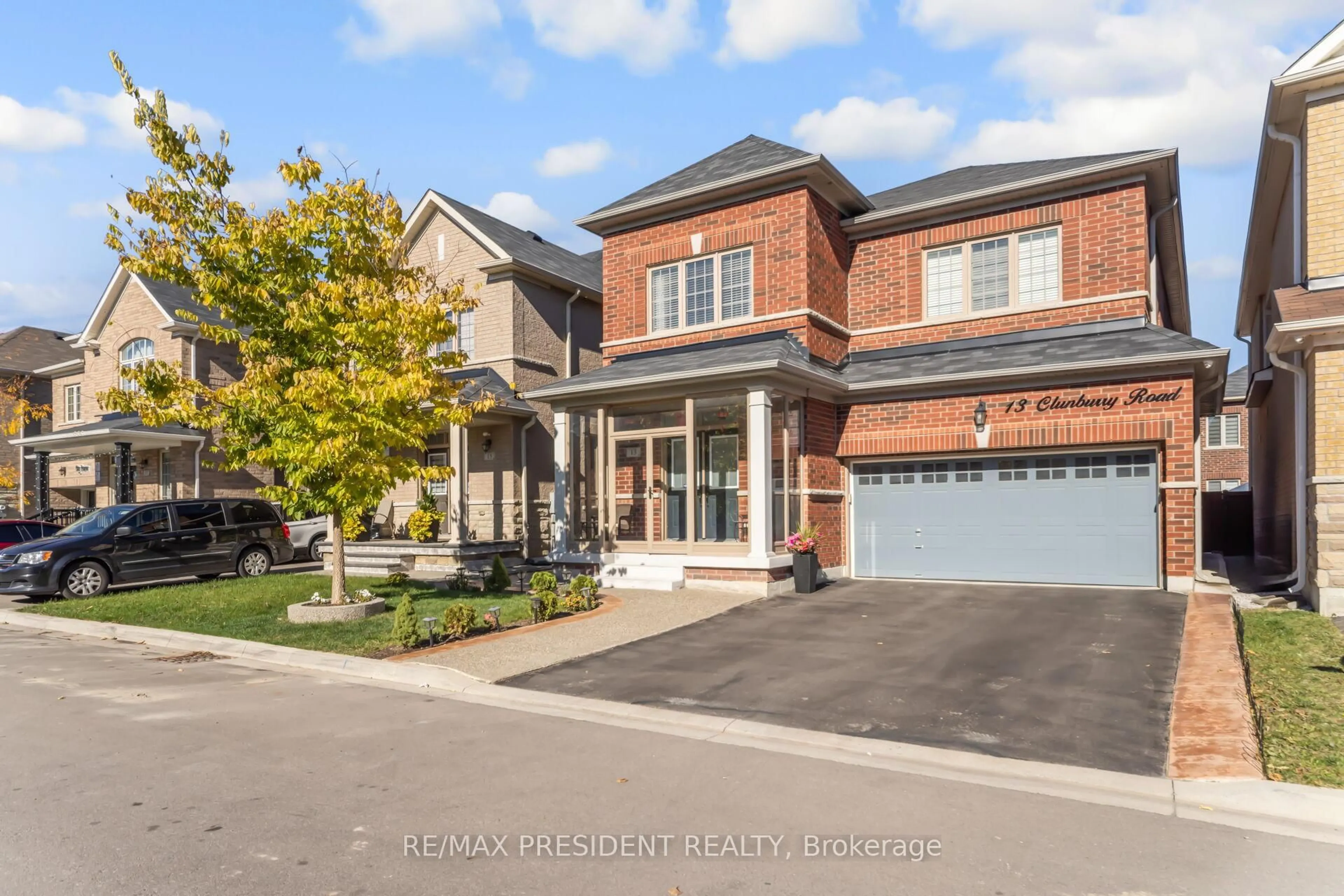Home with brick exterior material, street for 13 Clunburry Rd, Brampton Ontario L7A 5B4