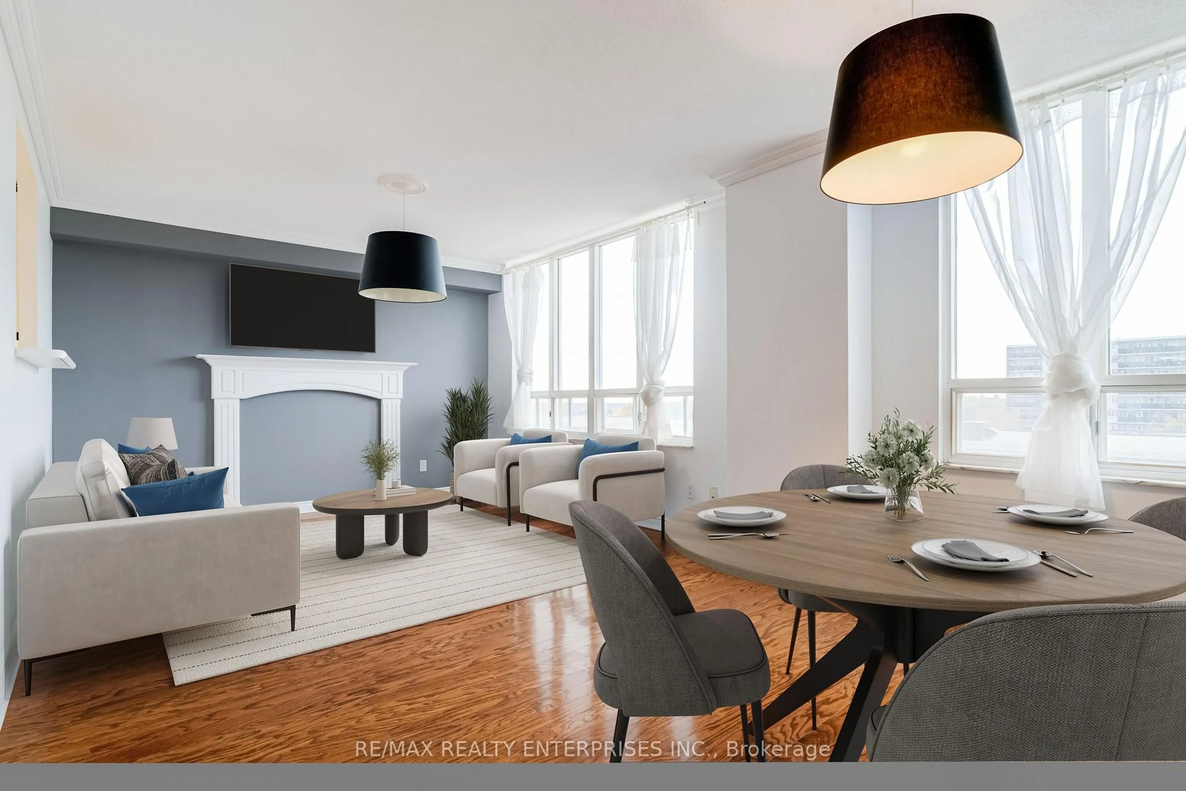 Living room with furniture, unknown for 2285 Lake Shore Blvd #304, Toronto Ontario M8V 3X9