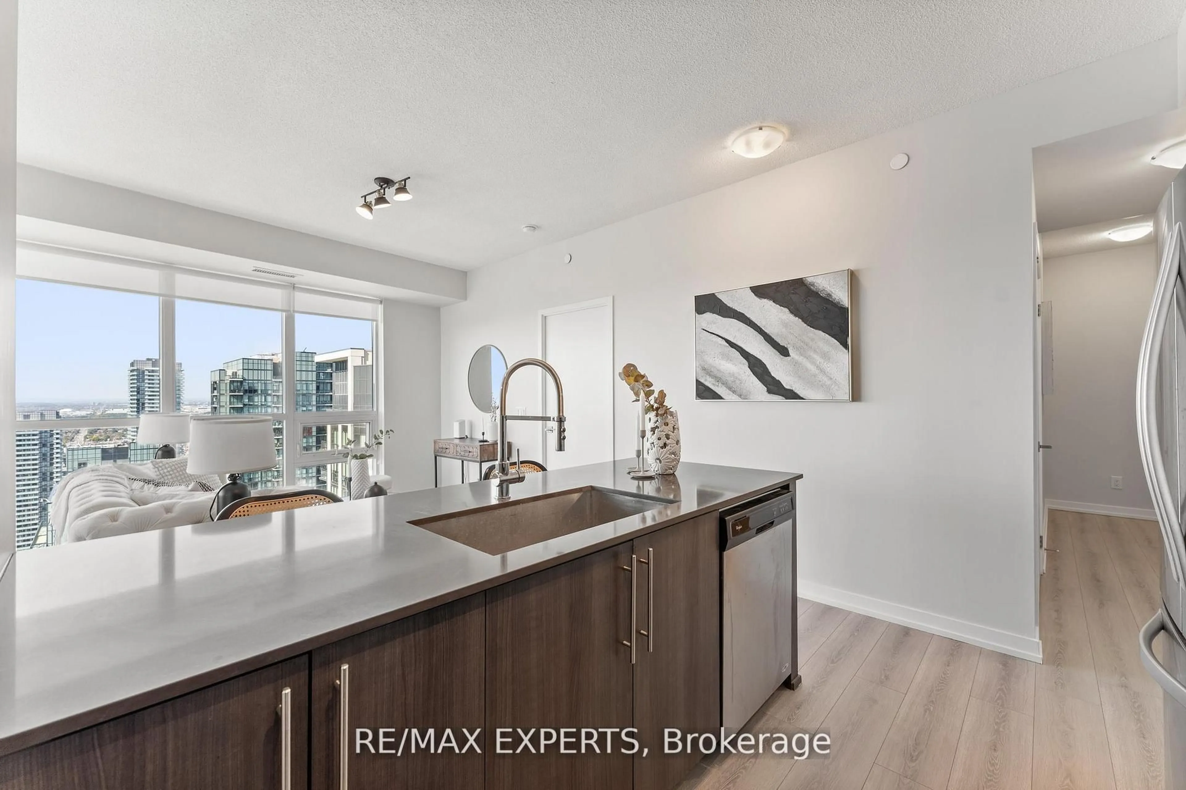 Open concept kitchen, unknown for 4011 Brickstone Mews #4502, Mississauga Ontario L5B 0G3