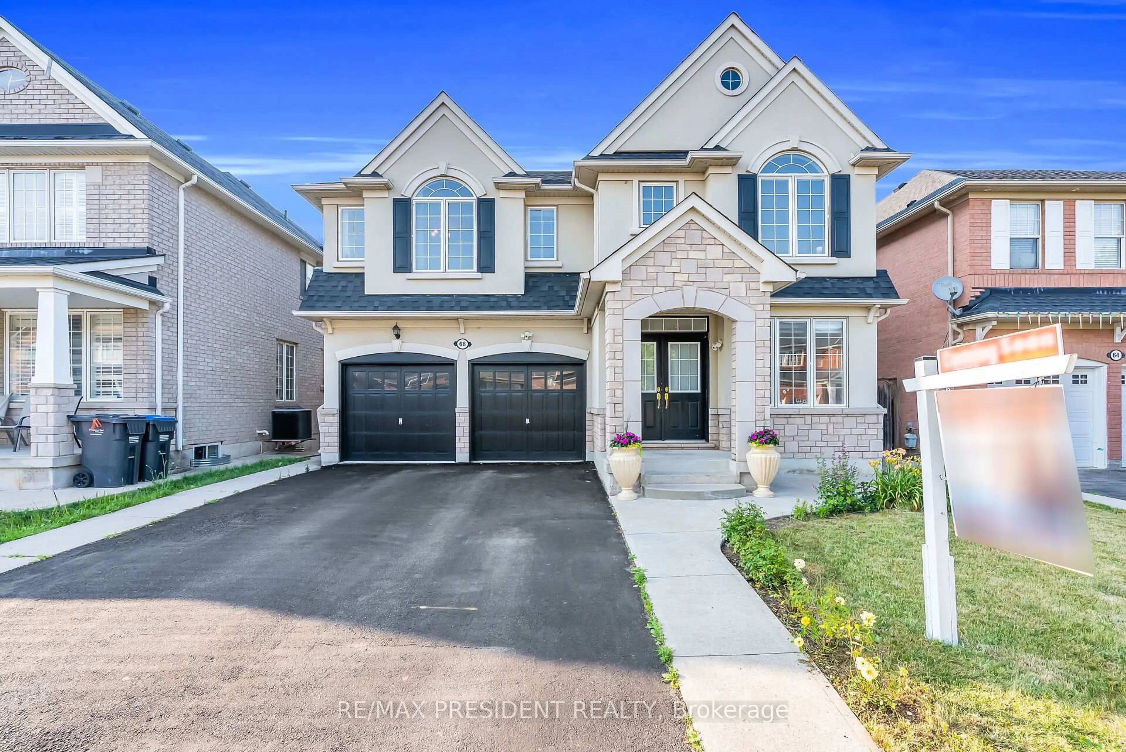Home with brick exterior material, street for 66 Bayhampton Dr, Brampton Ontario L6P 2S7