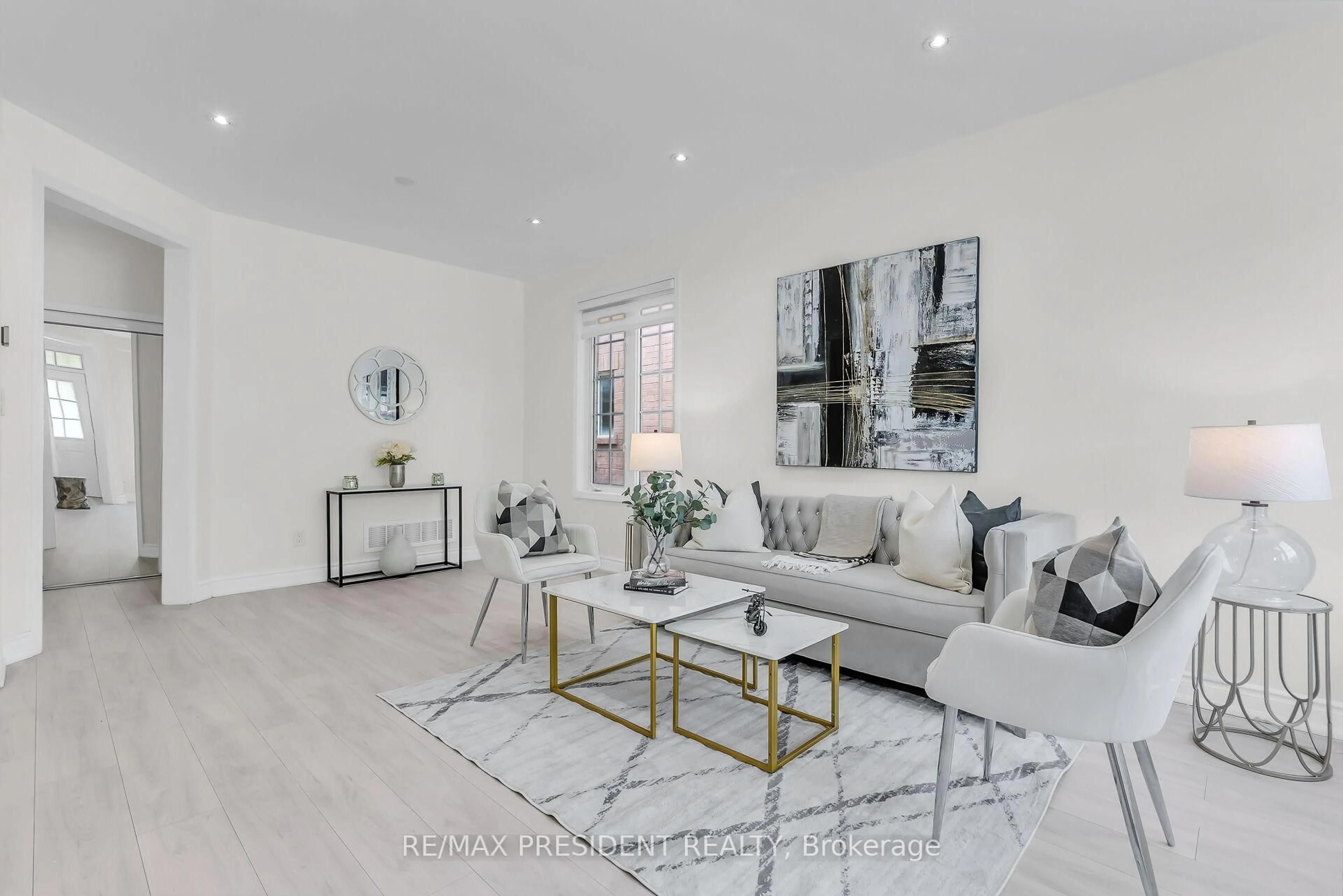 Living room with furniture, unknown for 66 Bayhampton Dr, Brampton Ontario L6P 2S7