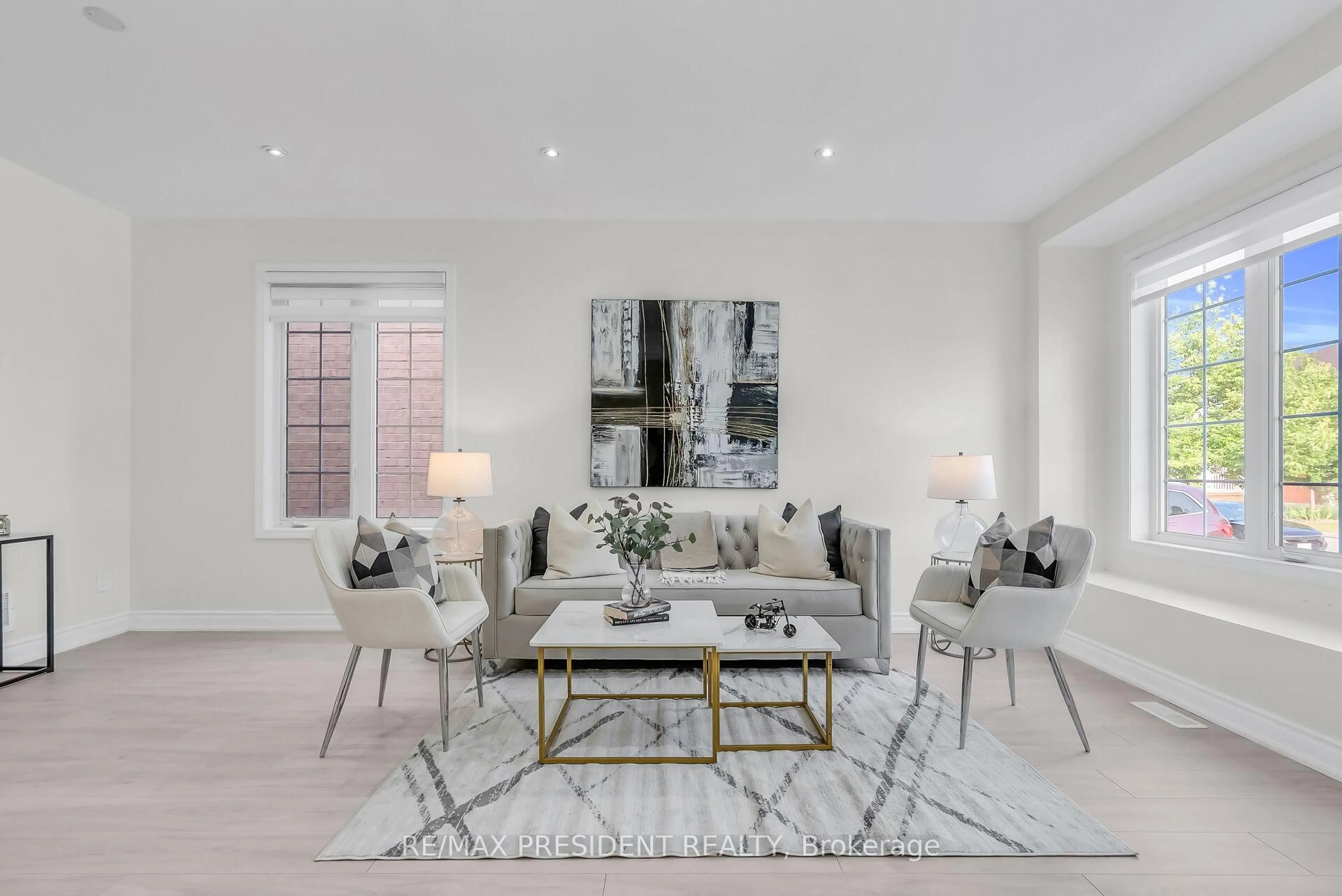 Living room with furniture, unknown for 66 Bayhampton Dr, Brampton Ontario L6P 2S7