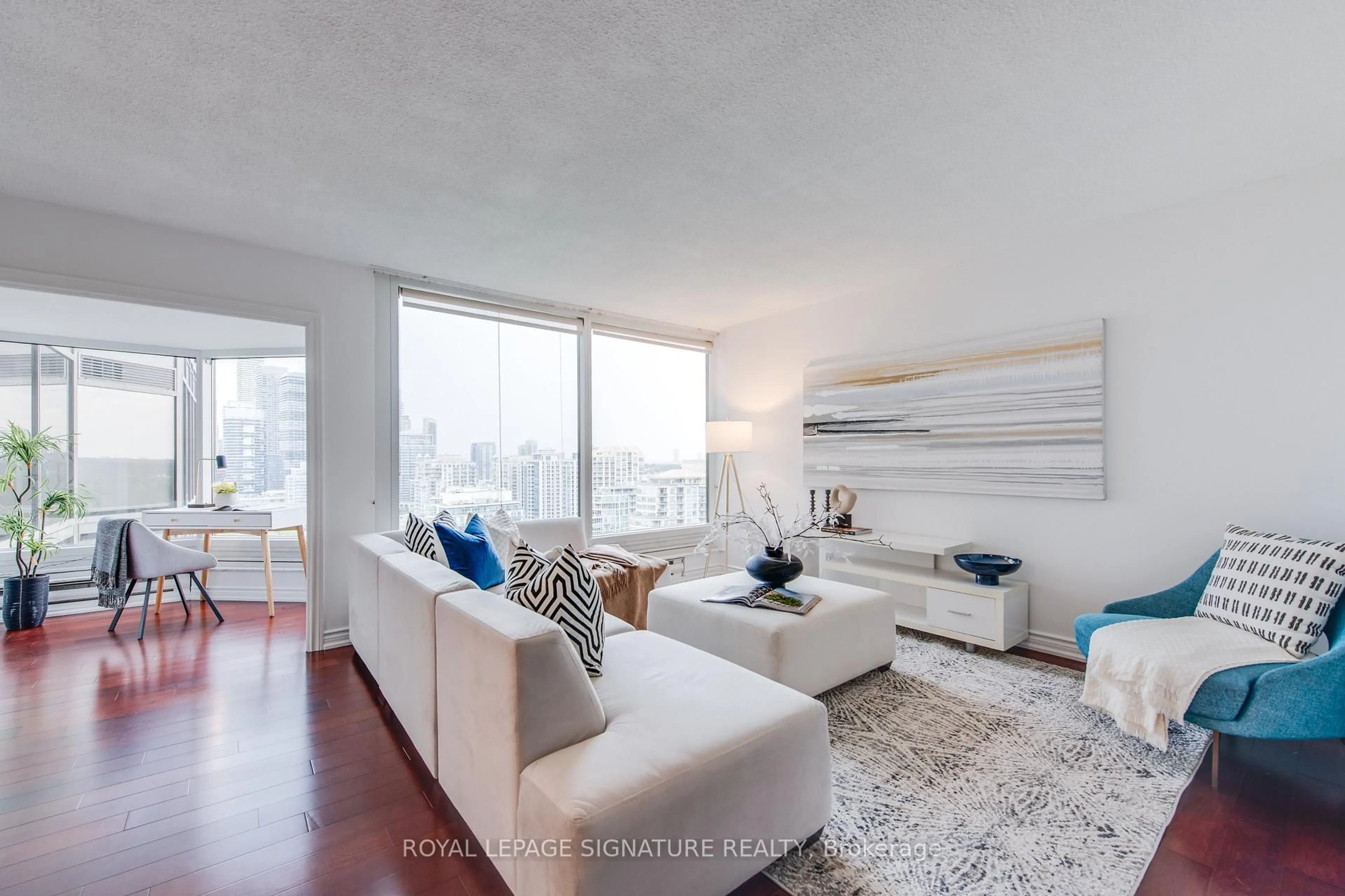 Living room with furniture, unknown for 1 Palace Pier Crt #2108, Toronto Ontario M8V 3W9