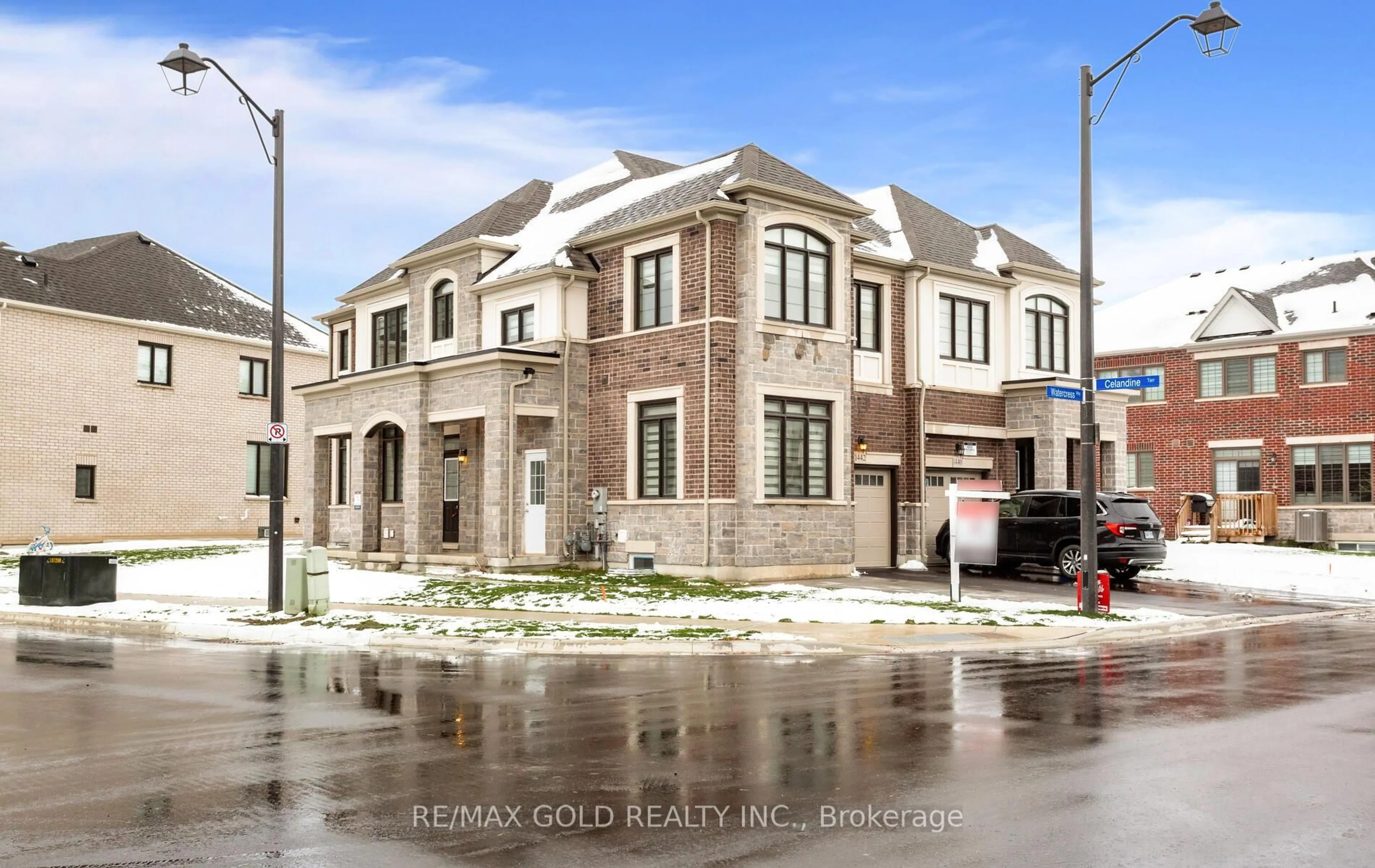 Home with brick exterior material, street for 1442 Watercress Way, Milton Ontario L9E 1T8