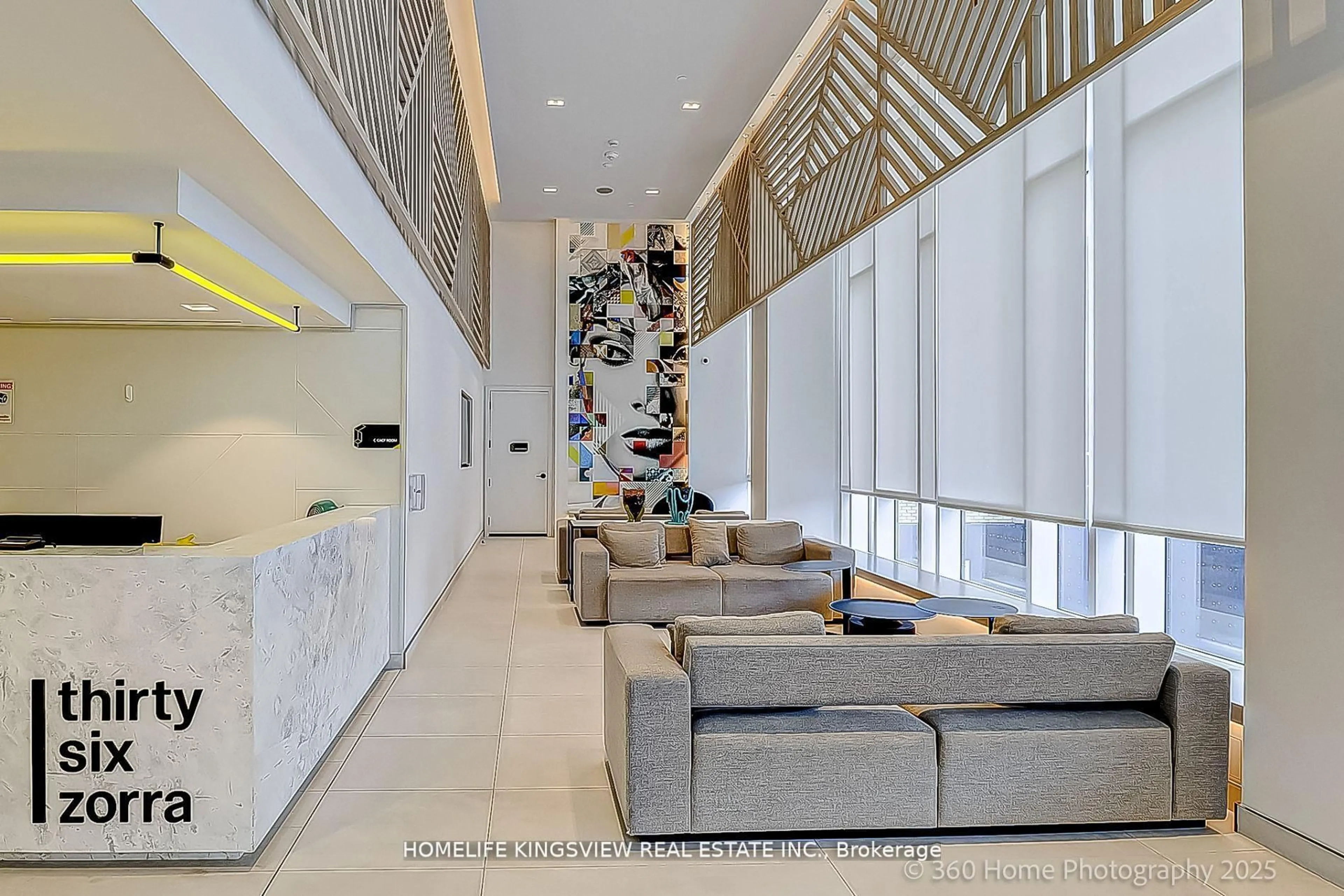 Lobby for 36 Zorra St #319, Toronto Ontario M8Z 0G5