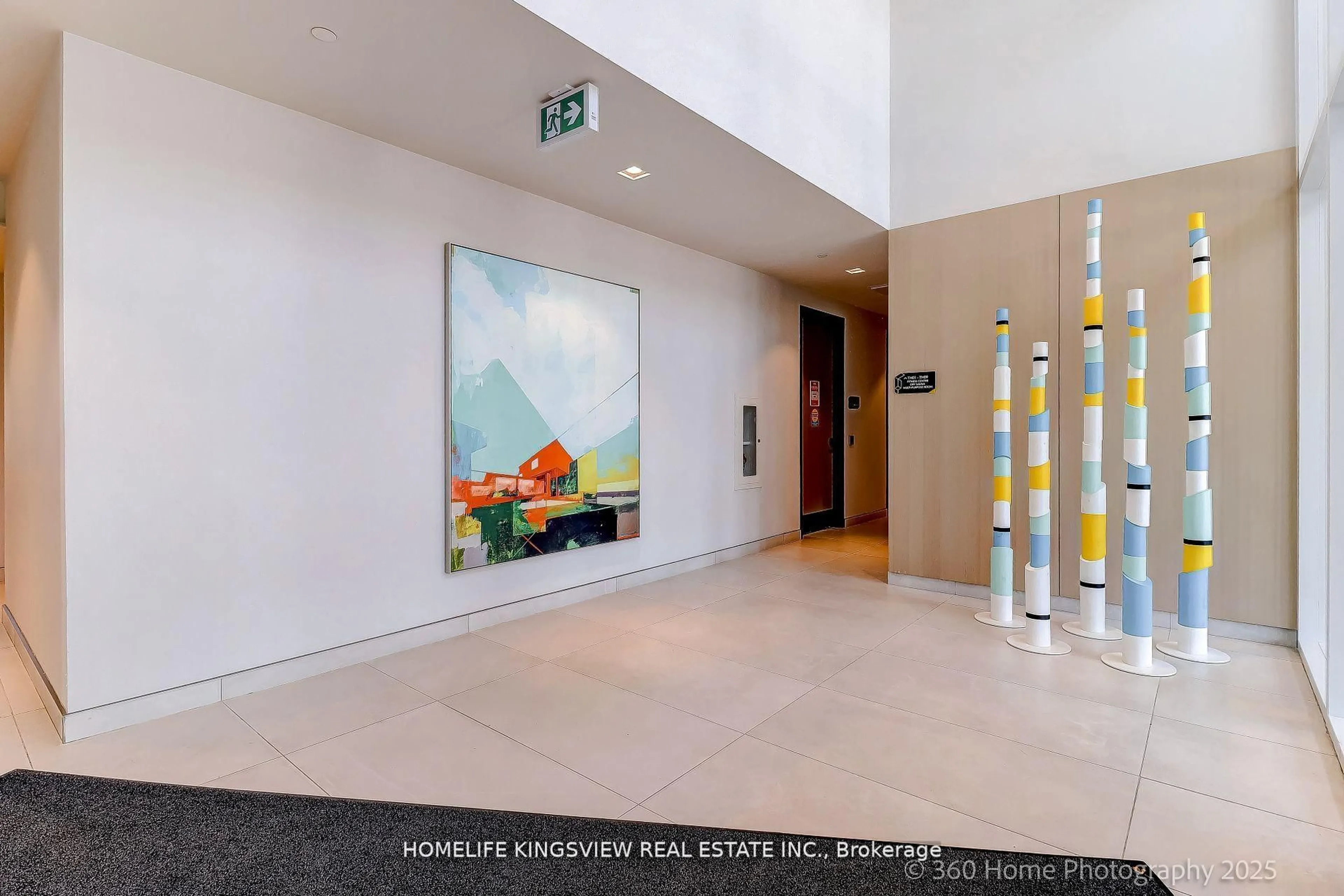 Indoor foyer for 36 Zorra St #319, Toronto Ontario M8Z 0G5