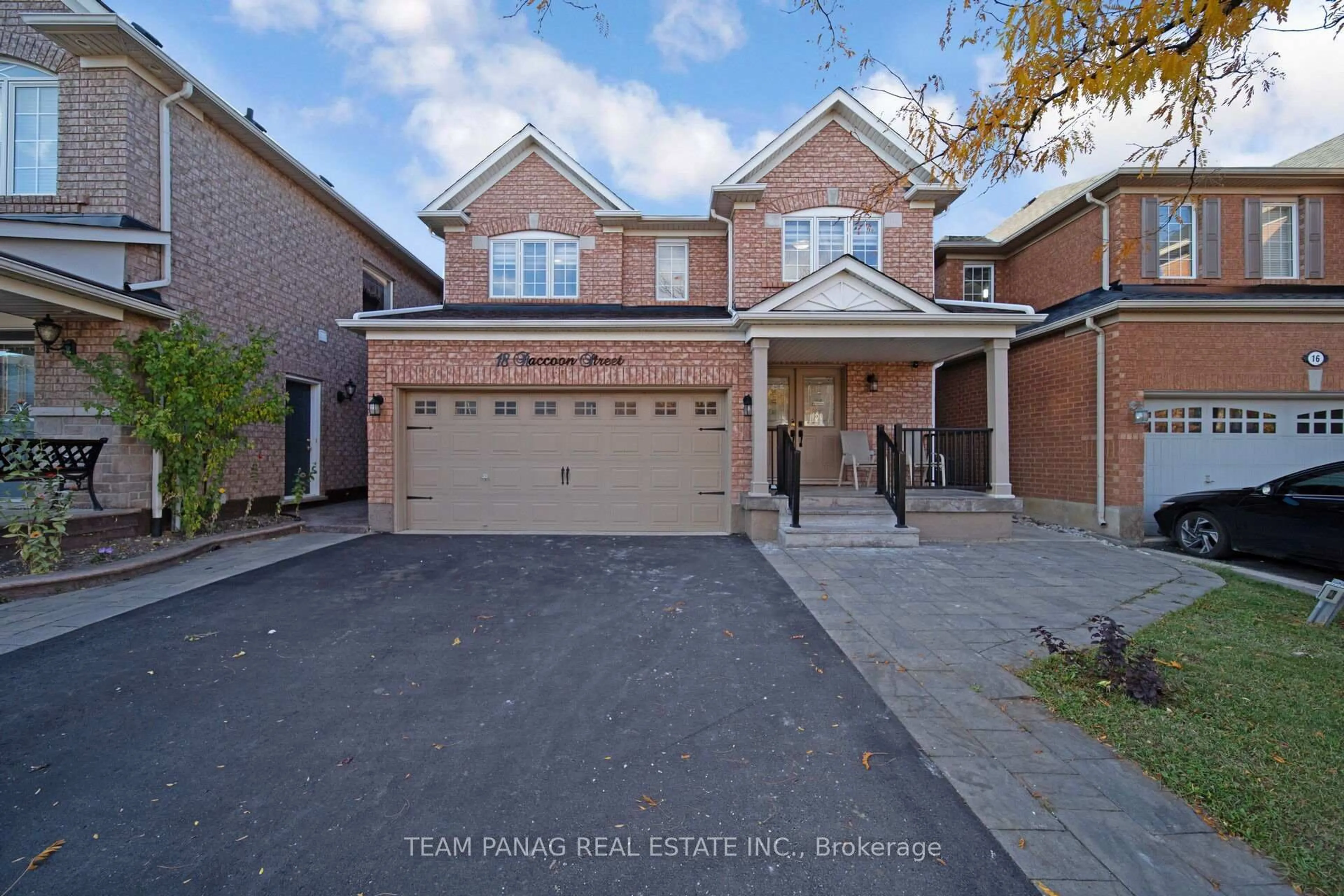 Home with brick exterior material, street for 18 Raccoon St, Brampton Ontario L6S 6L8