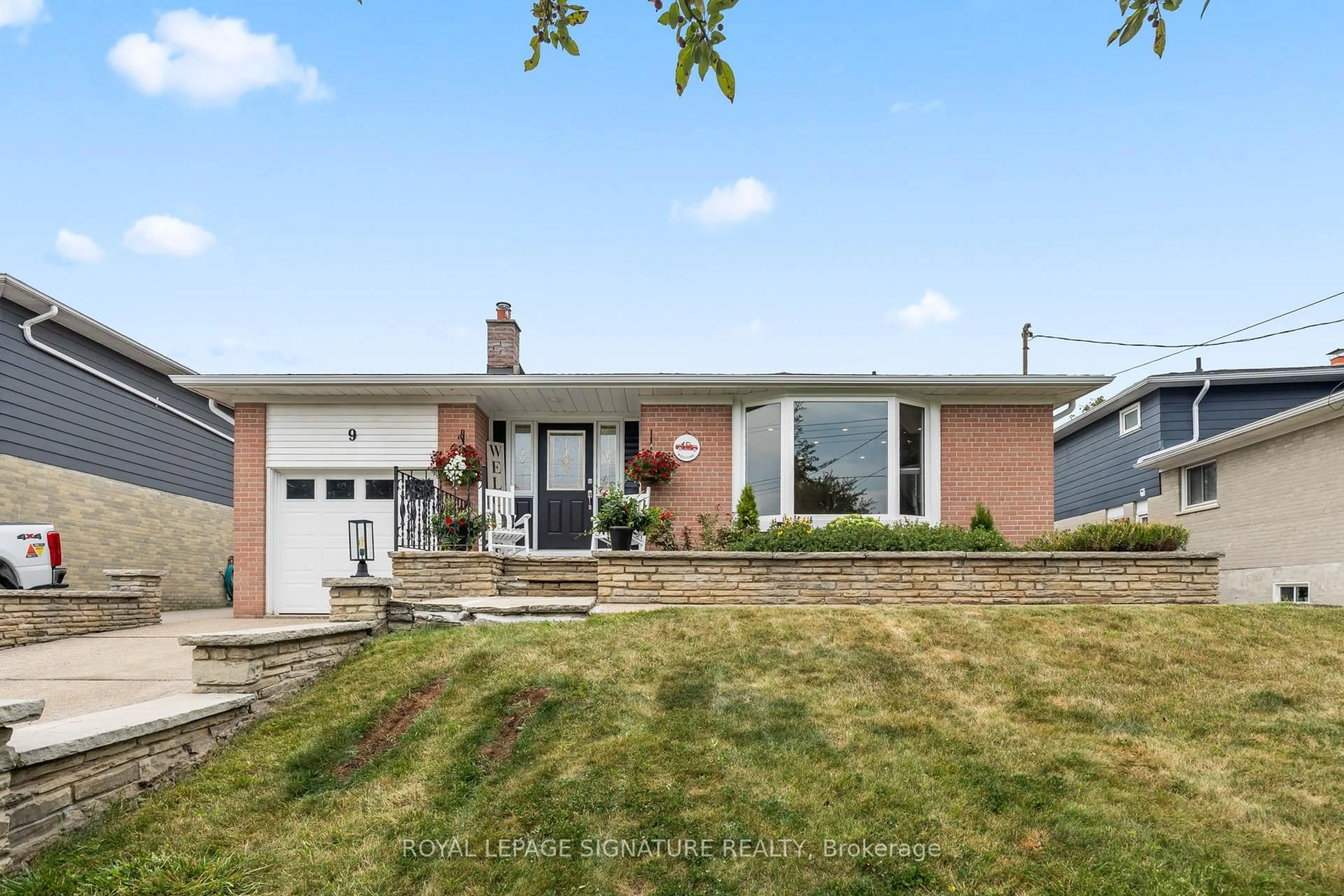 Home with brick exterior material, street for 9 Faludon Dr, Halton Hills Ontario L7G 1H6