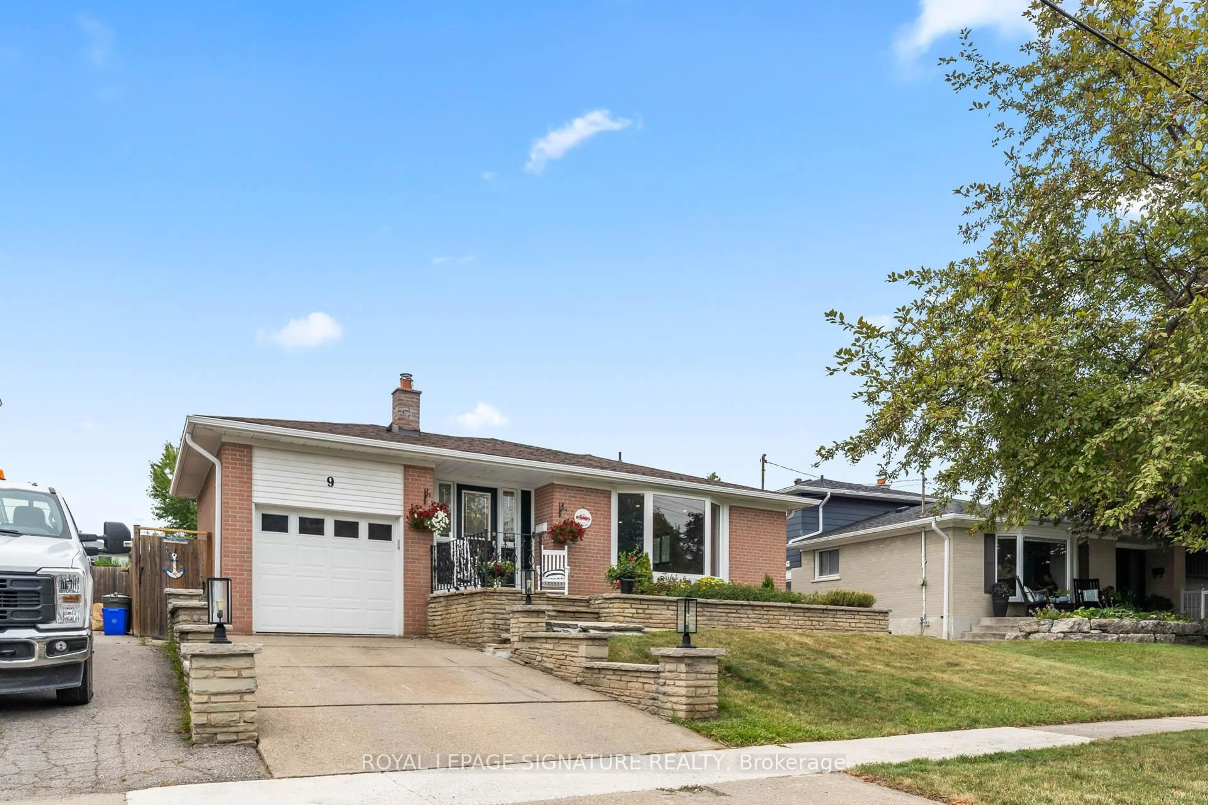 Home with brick exterior material, street for 9 Faludon Dr, Halton Hills Ontario L7G 1H6