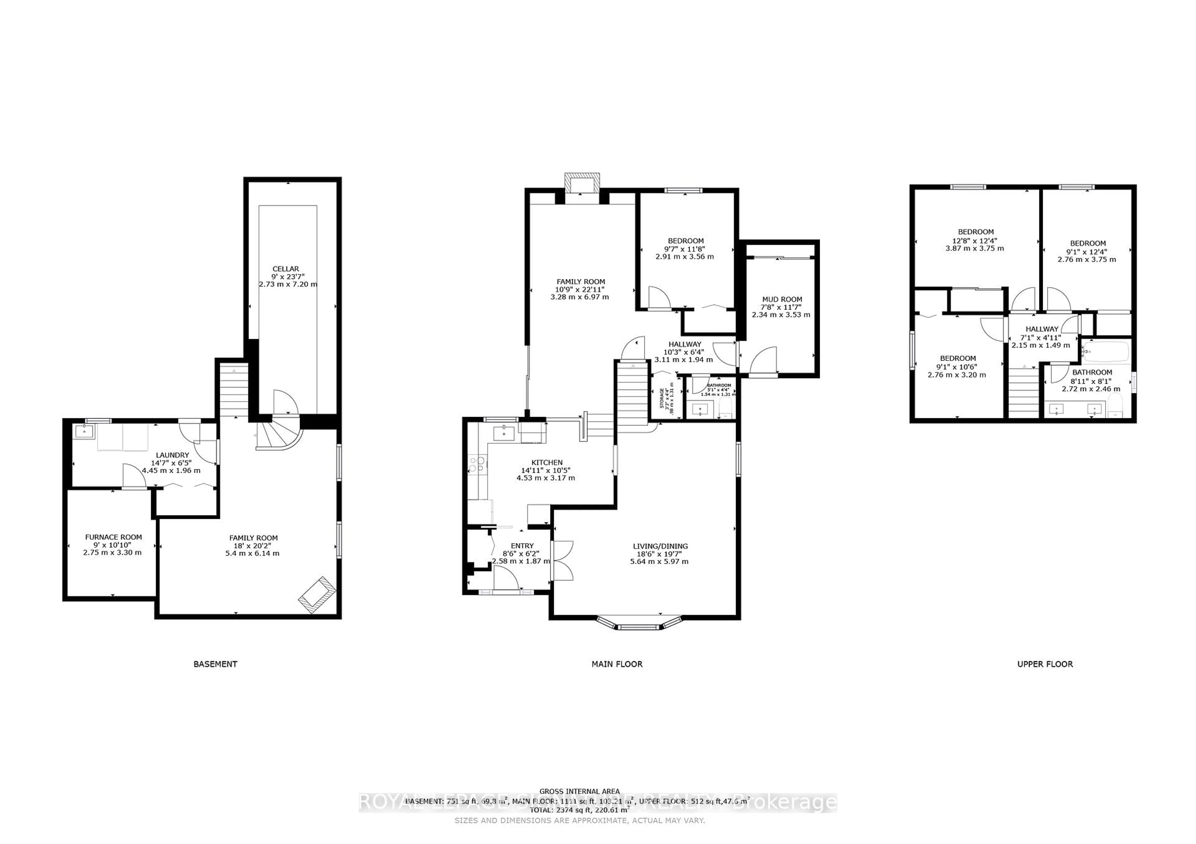 Floor plan for 9 Faludon Dr, Halton Hills Ontario L7G 1H6