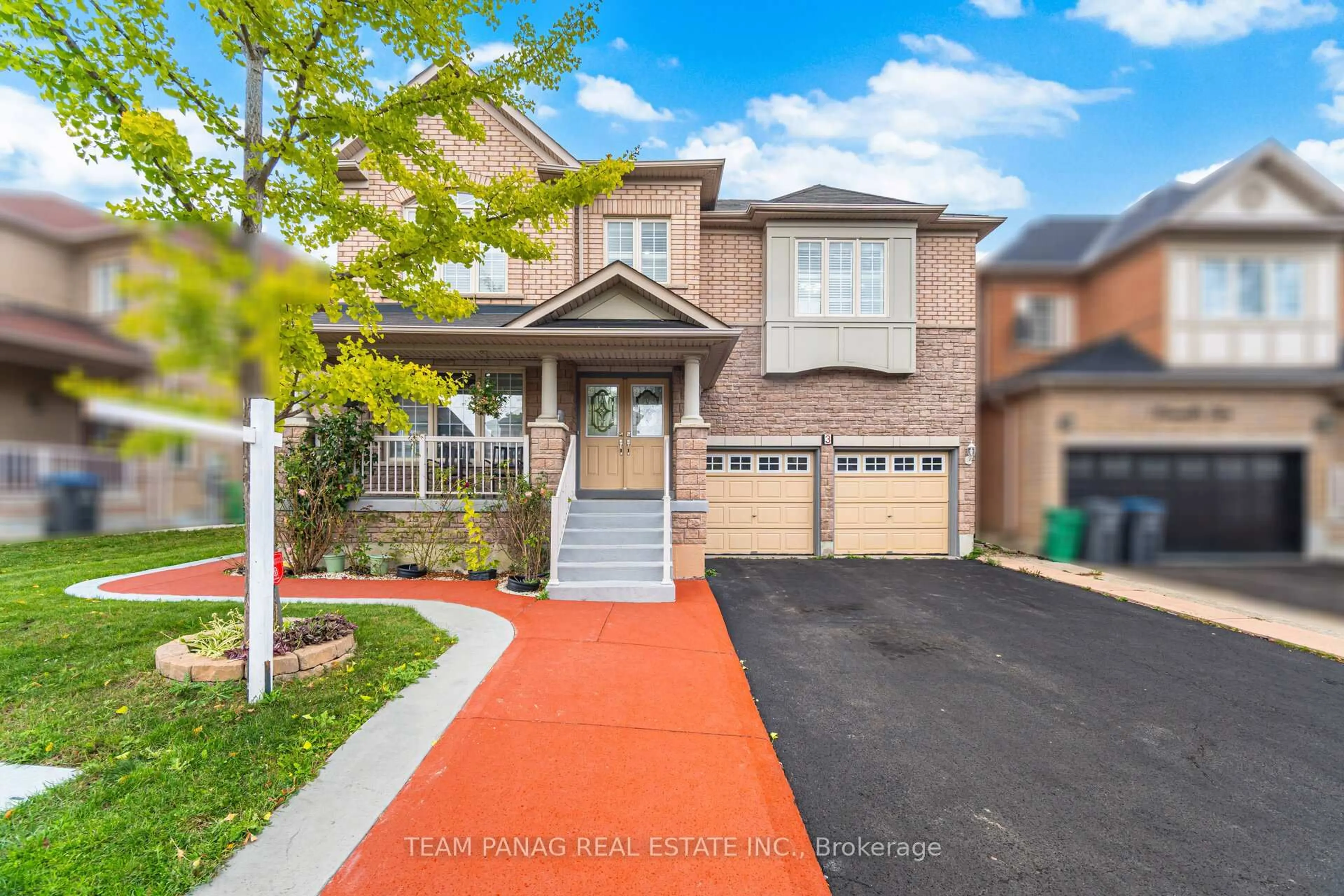 Home with brick exterior material, street for 3 Citronella Lane, Brampton Ontario L6R 3E1