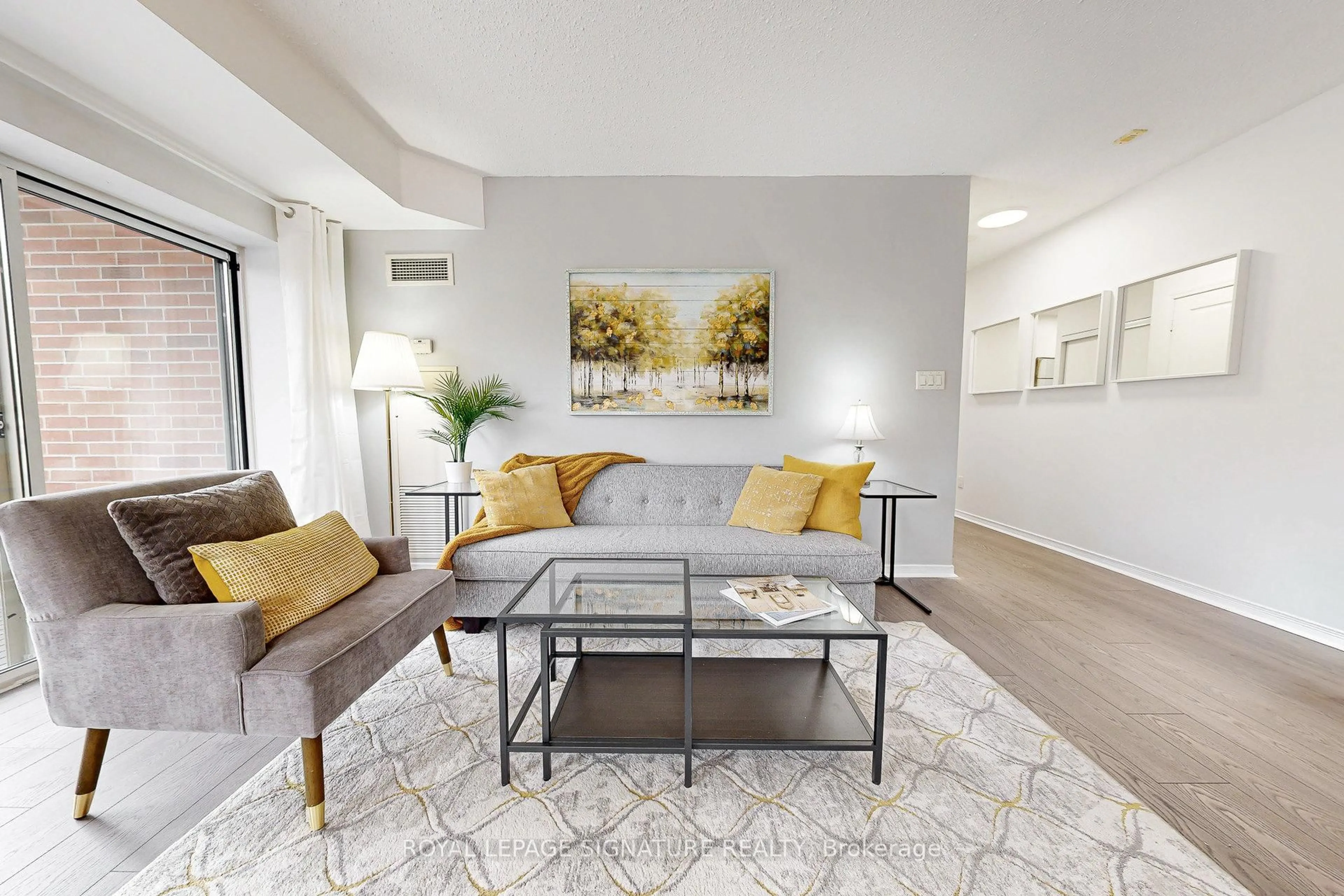 Living room with furniture, unknown for 2495 Dundas St #206, Toronto Ontario M6P 1X4