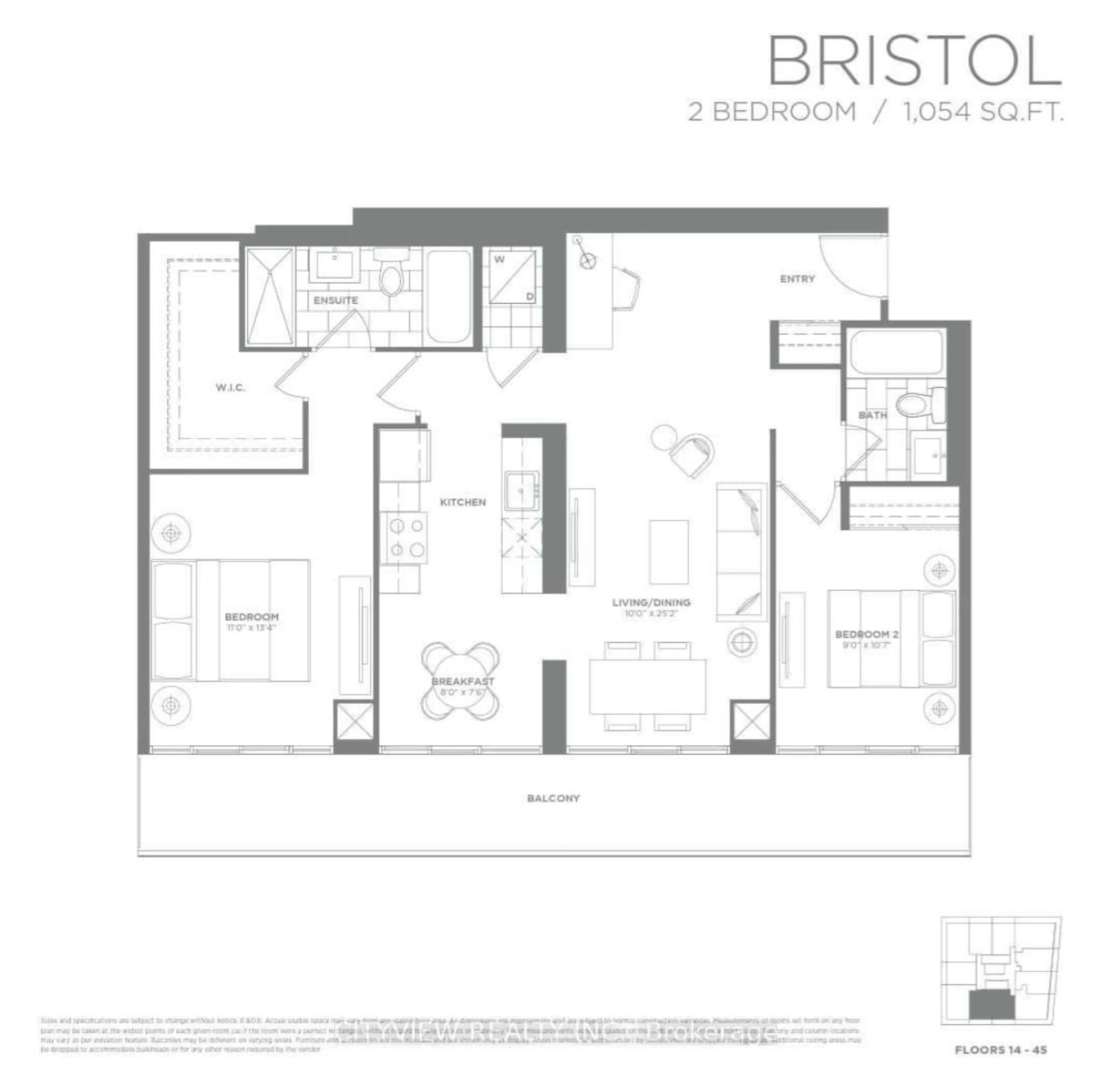 Floor plan for 20 Shore Breeze Dr #4510, Toronto Ontario M8V 1A1