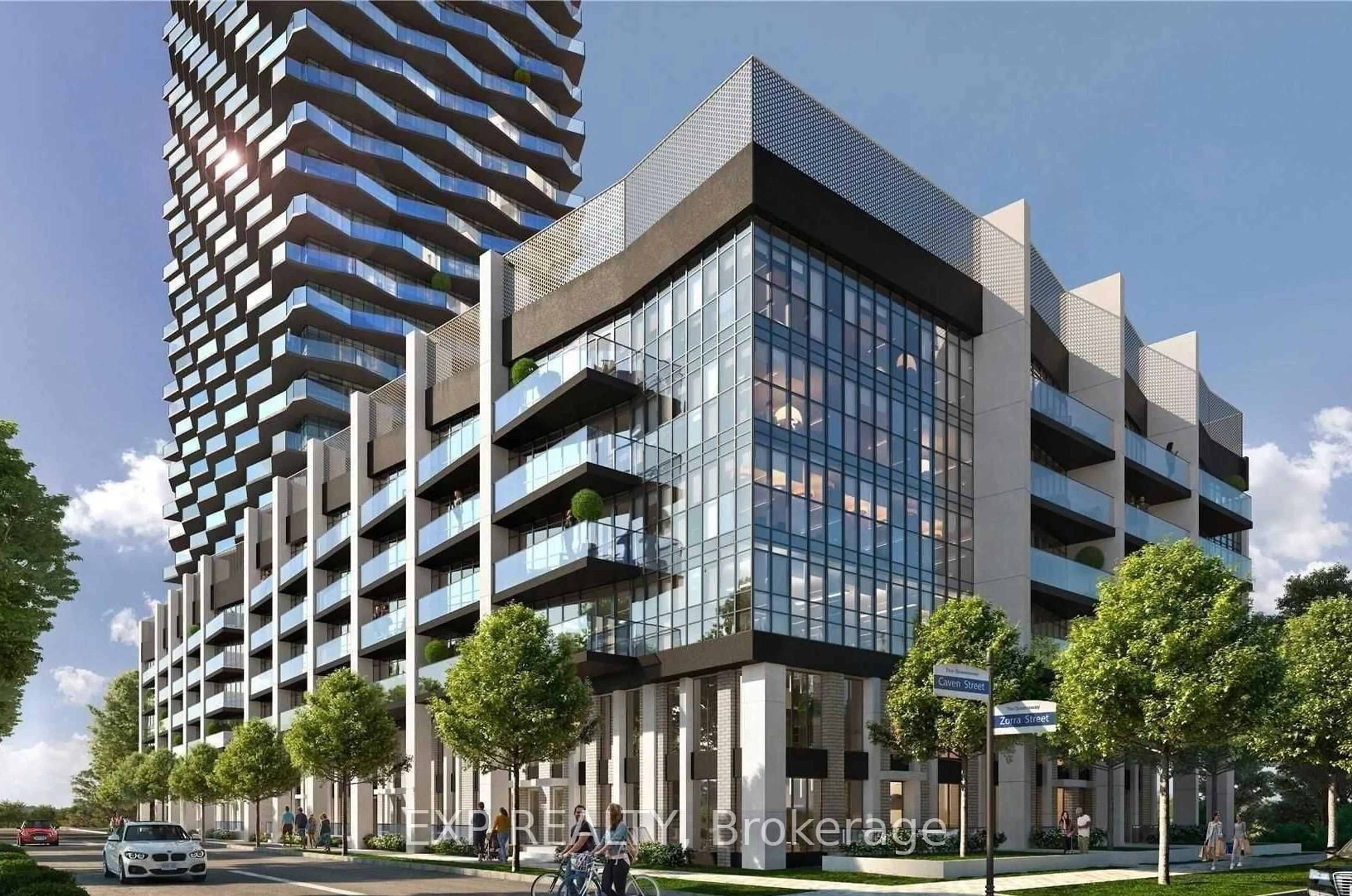 Indoor foyer for 36 Zorra St #1108, Toronto Ontario M8Z 4Z7