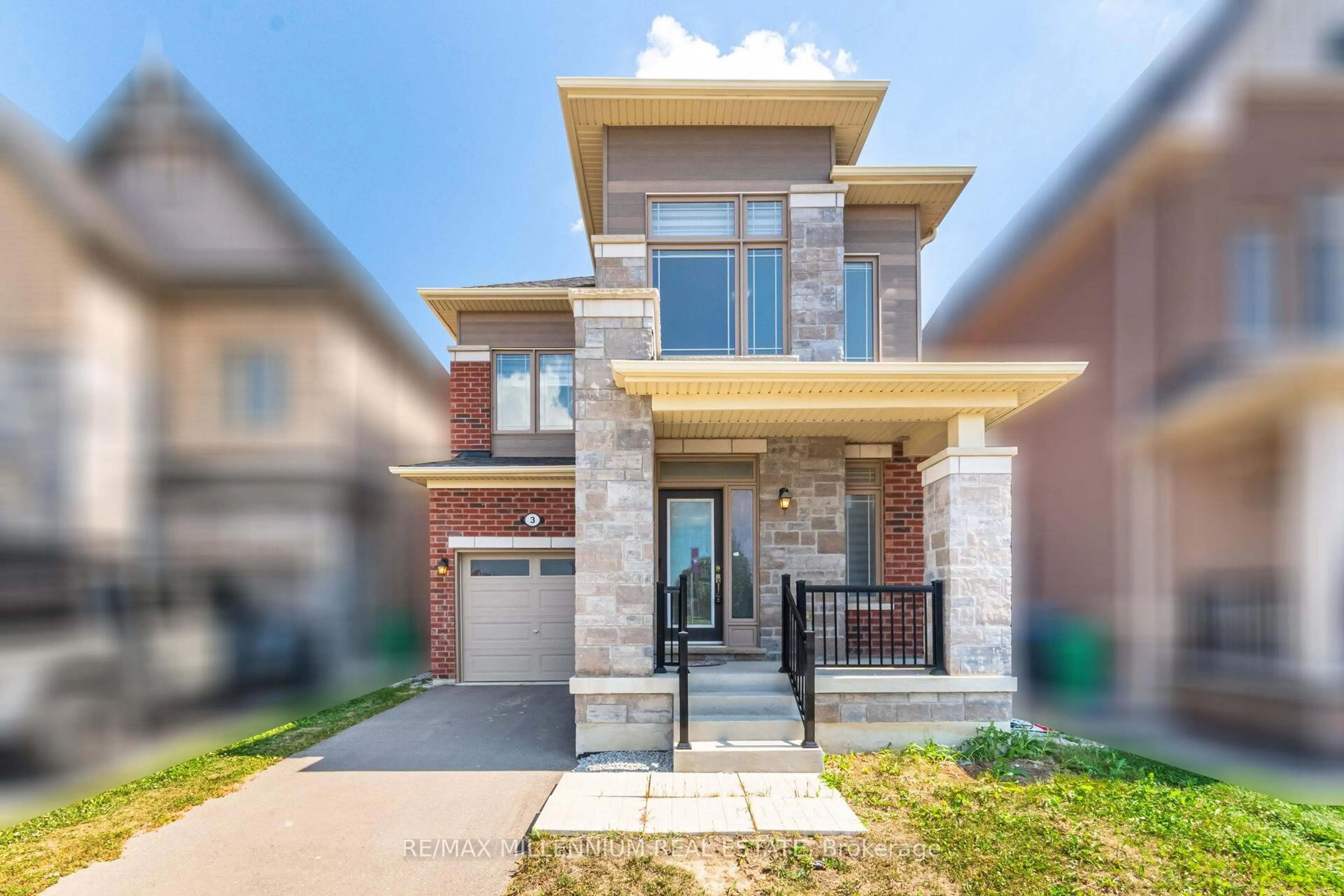 Home with brick exterior material, street for 3 Neil Prom, Caledon Ontario L7C 4H6