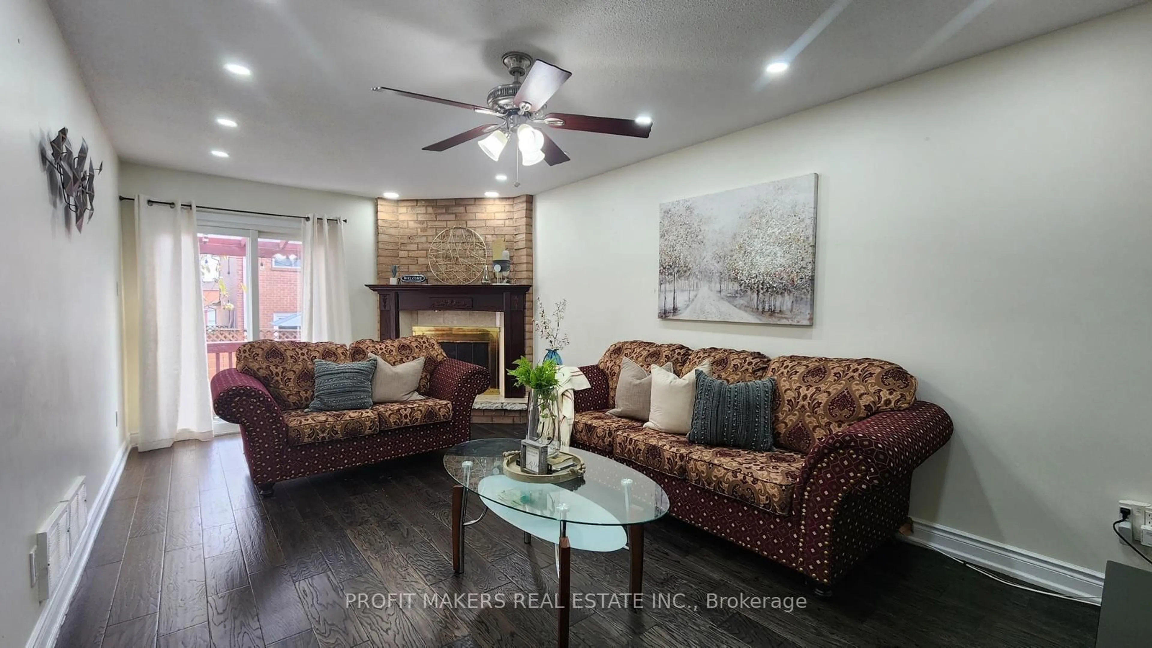 Living room with furniture, unknown for 49 Horsham St, Brampton Ontario L6S 3R4