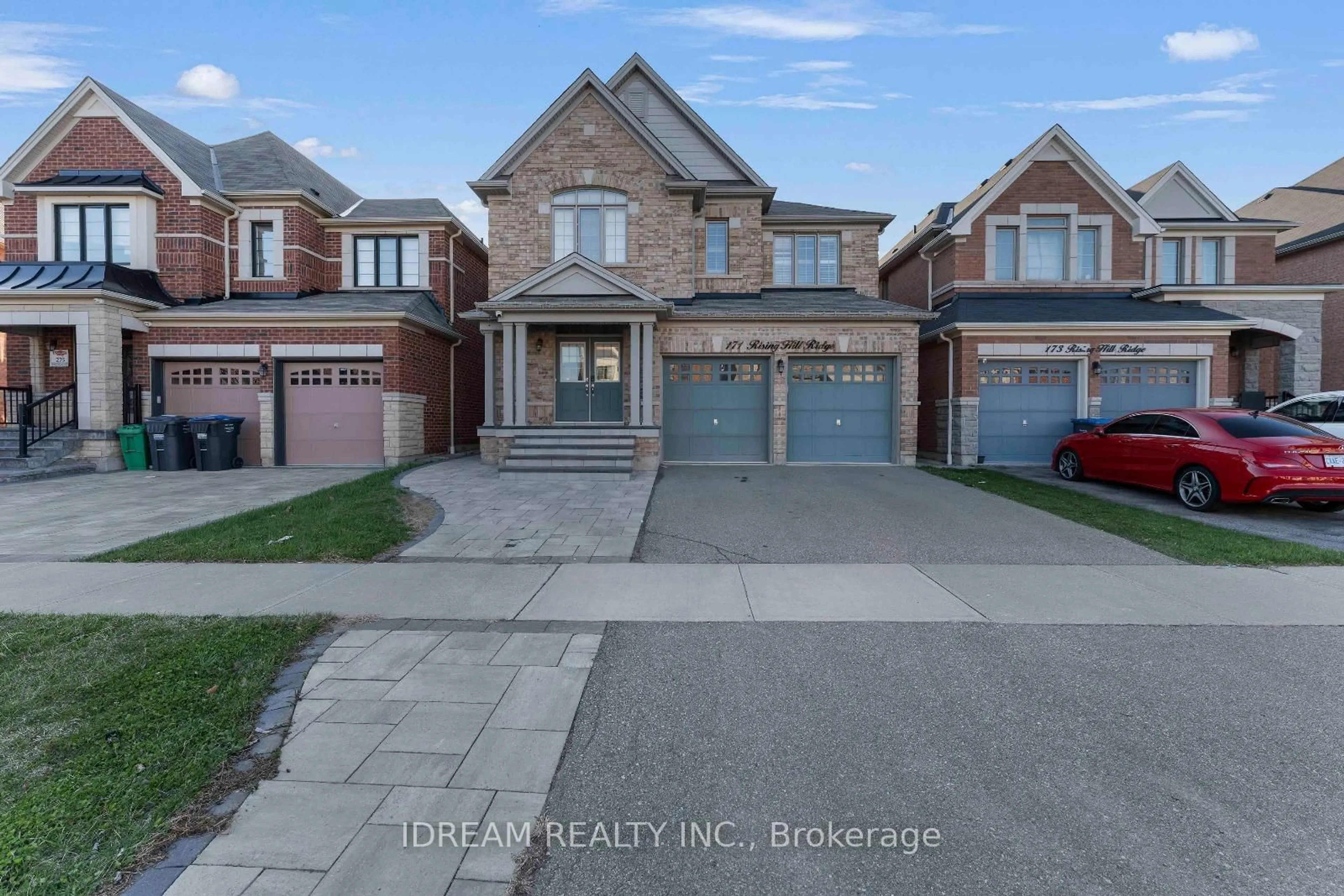 Home with brick exterior material, street for 171 Rising Hill Rdge, Brampton Ontario L6Y 6B2