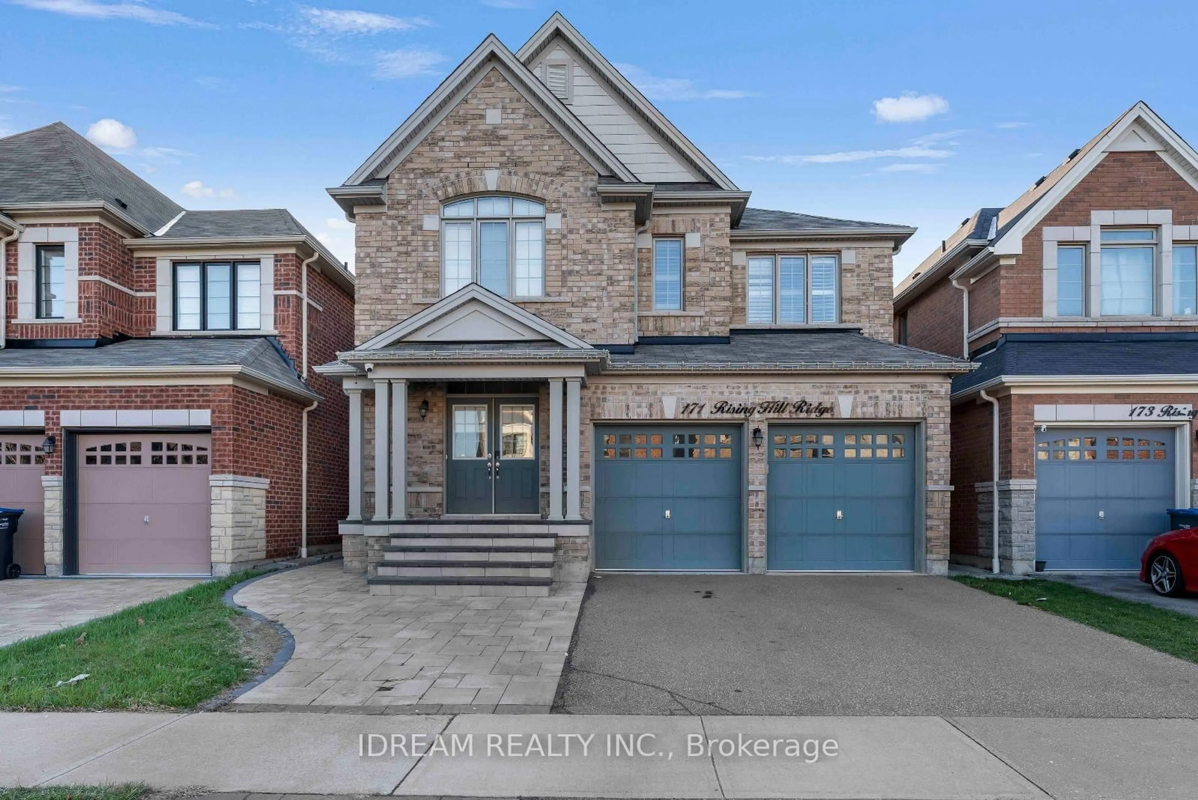 Home with brick exterior material, street for 171 Rising Hill Rdge, Brampton Ontario L6Y 6B2